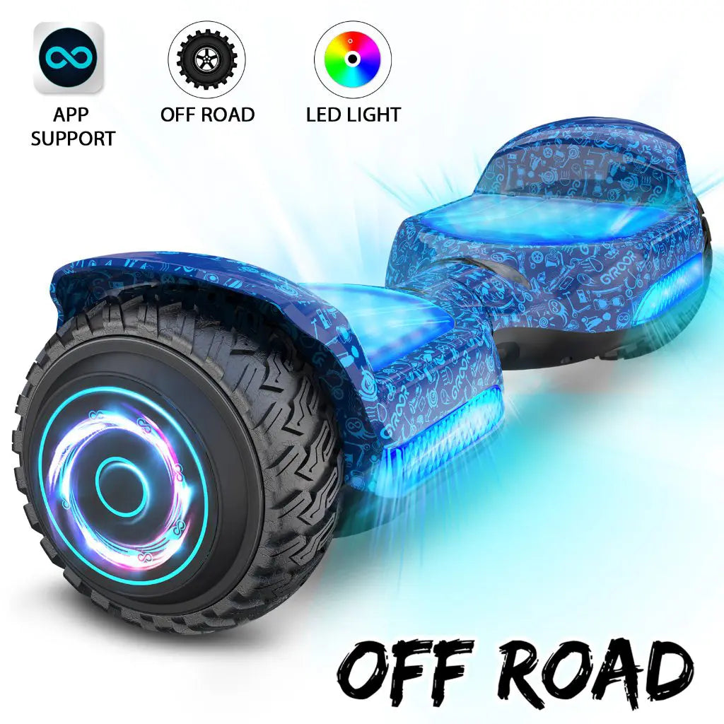 Hoverboard offroad blue galaxy hotsell