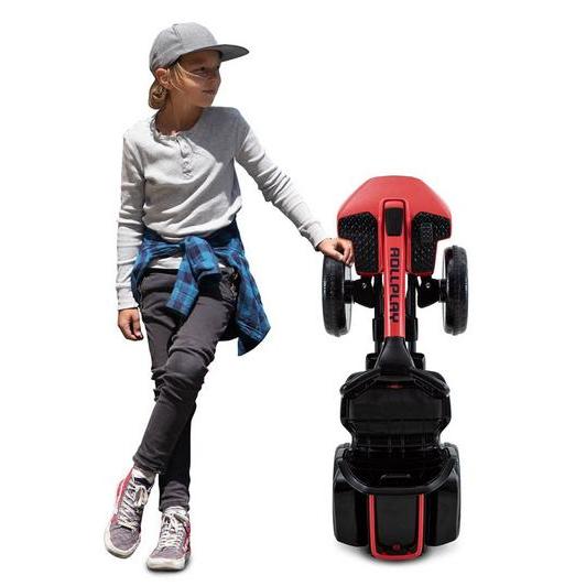 Flex Kart XL 12V Foldable Electric Go-Kart for Kids – Red & Black