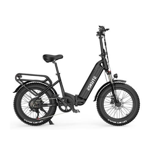 Eskute Star City High-Capacity Electric Bike in Black