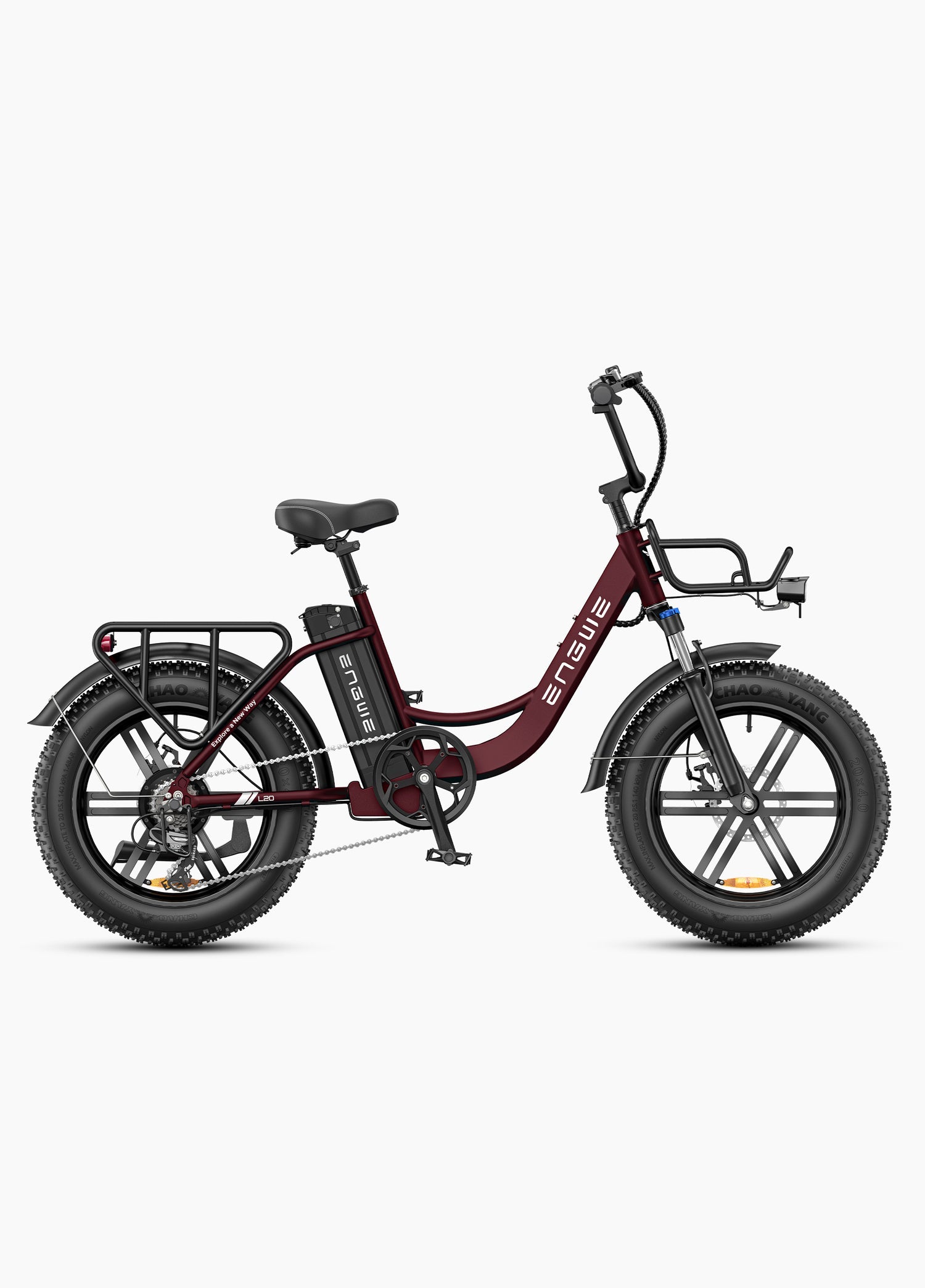 ENGWE L20 BOOST ELECTRIC BIKE – 250W Fat Tire Utility E-Bike
