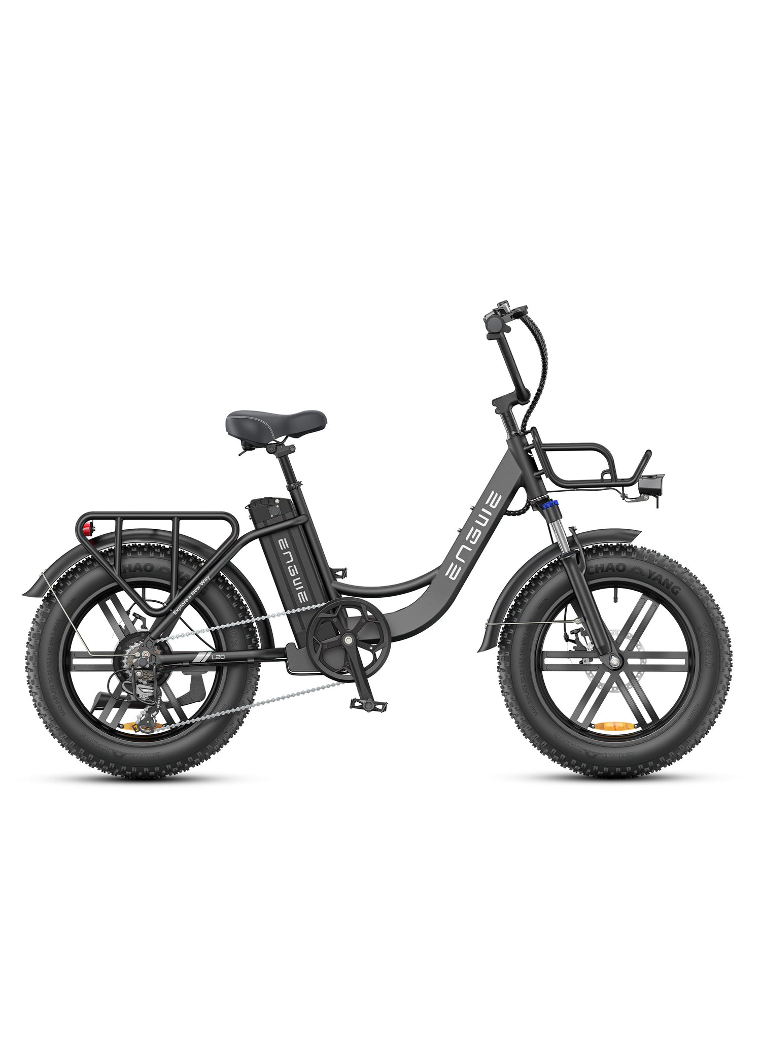ENGWE L20 BOOST ELECTRIC BIKE – 250W Fat Tire Utility E-Bike