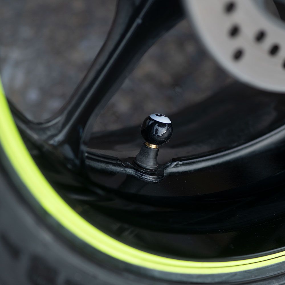 Oxford No 8 Ball Valve Caps in Black