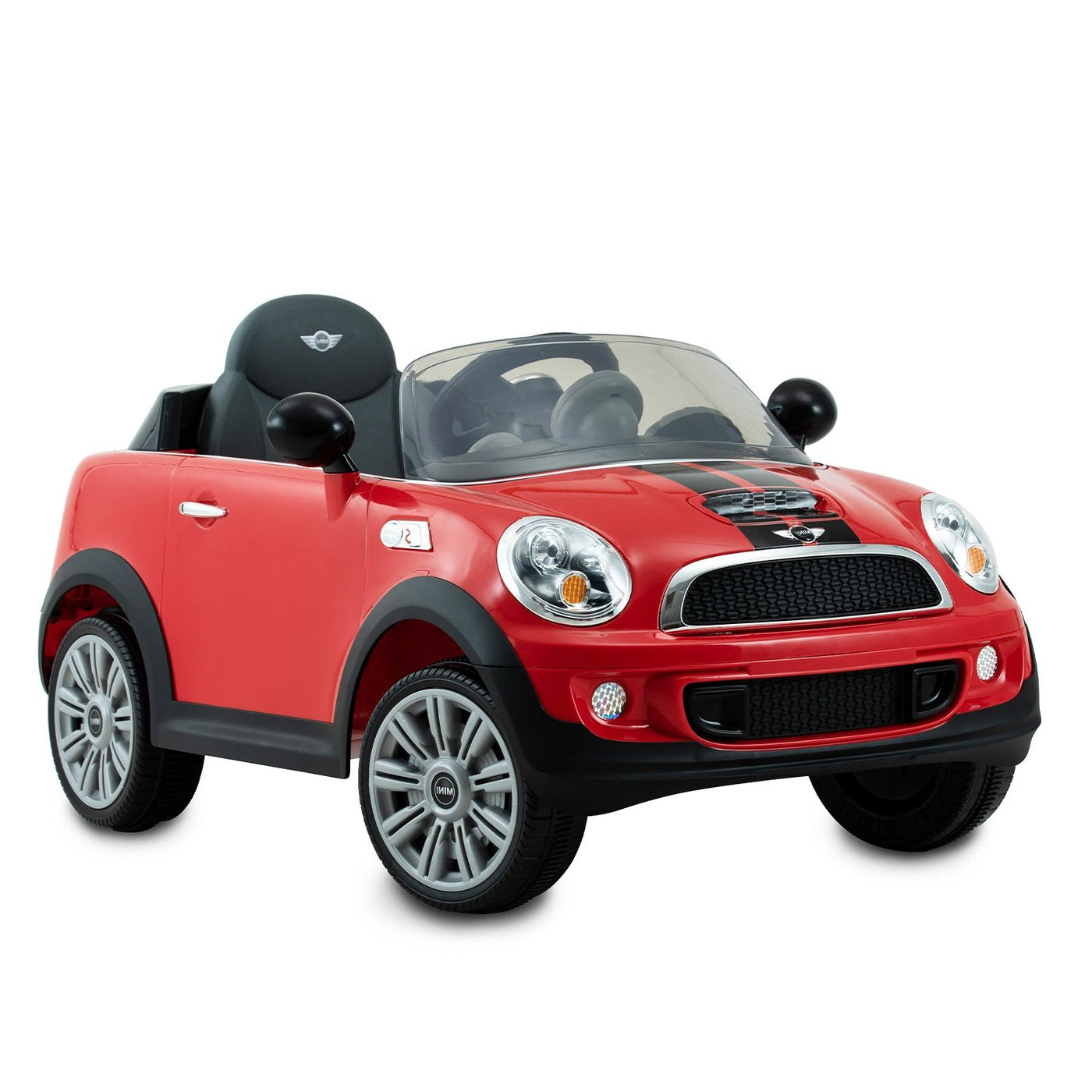 Mini Cooper S Roadster 6 Volt Car with Remote Control – Red – Wheelie World