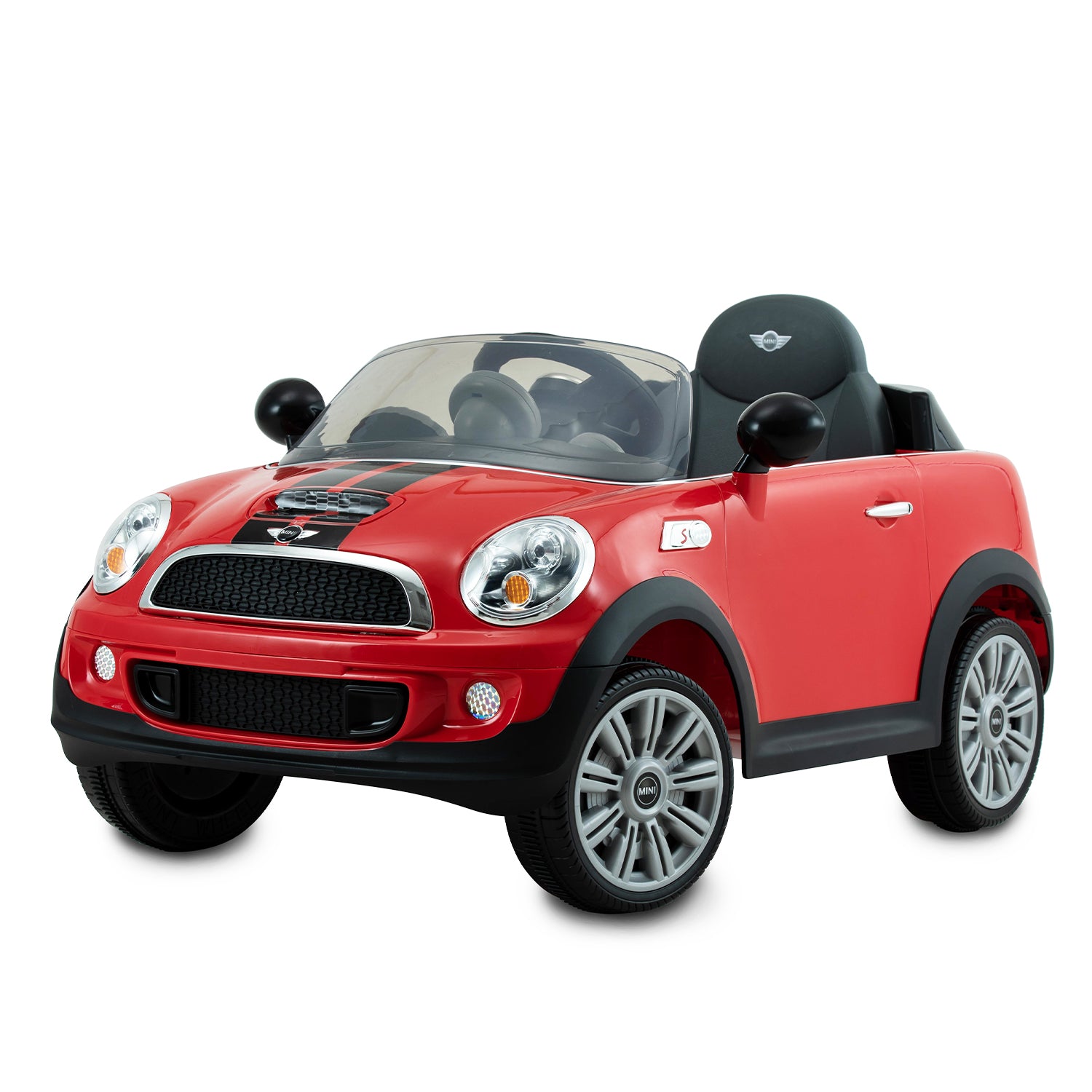 Mini Cooper S Roadster 6 Volt Car with Remote Control – Red
