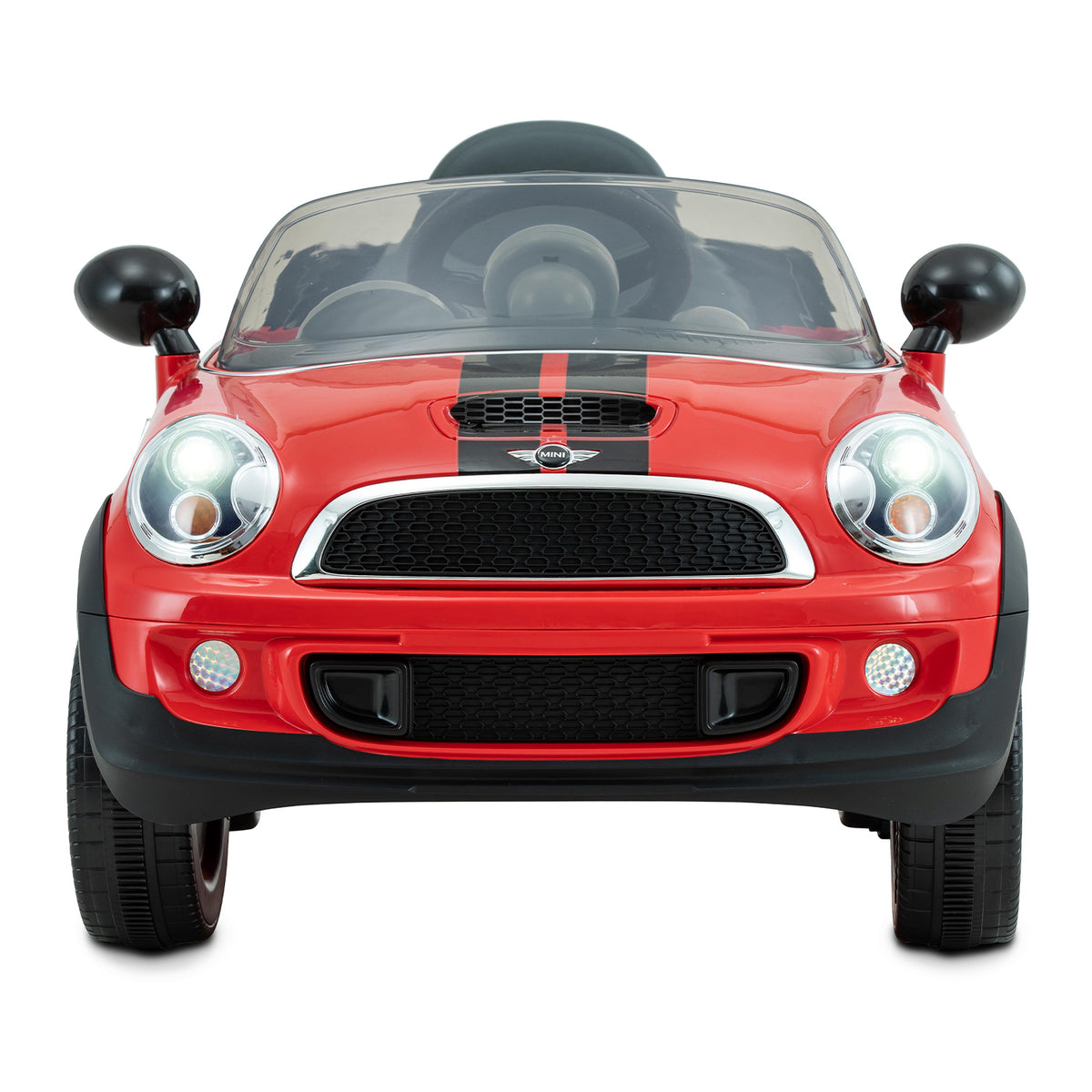 Red Mini Convertable Toy Mini Cooper S Roadster 6 Volt Car with Remote Control – Red – Wheelie World