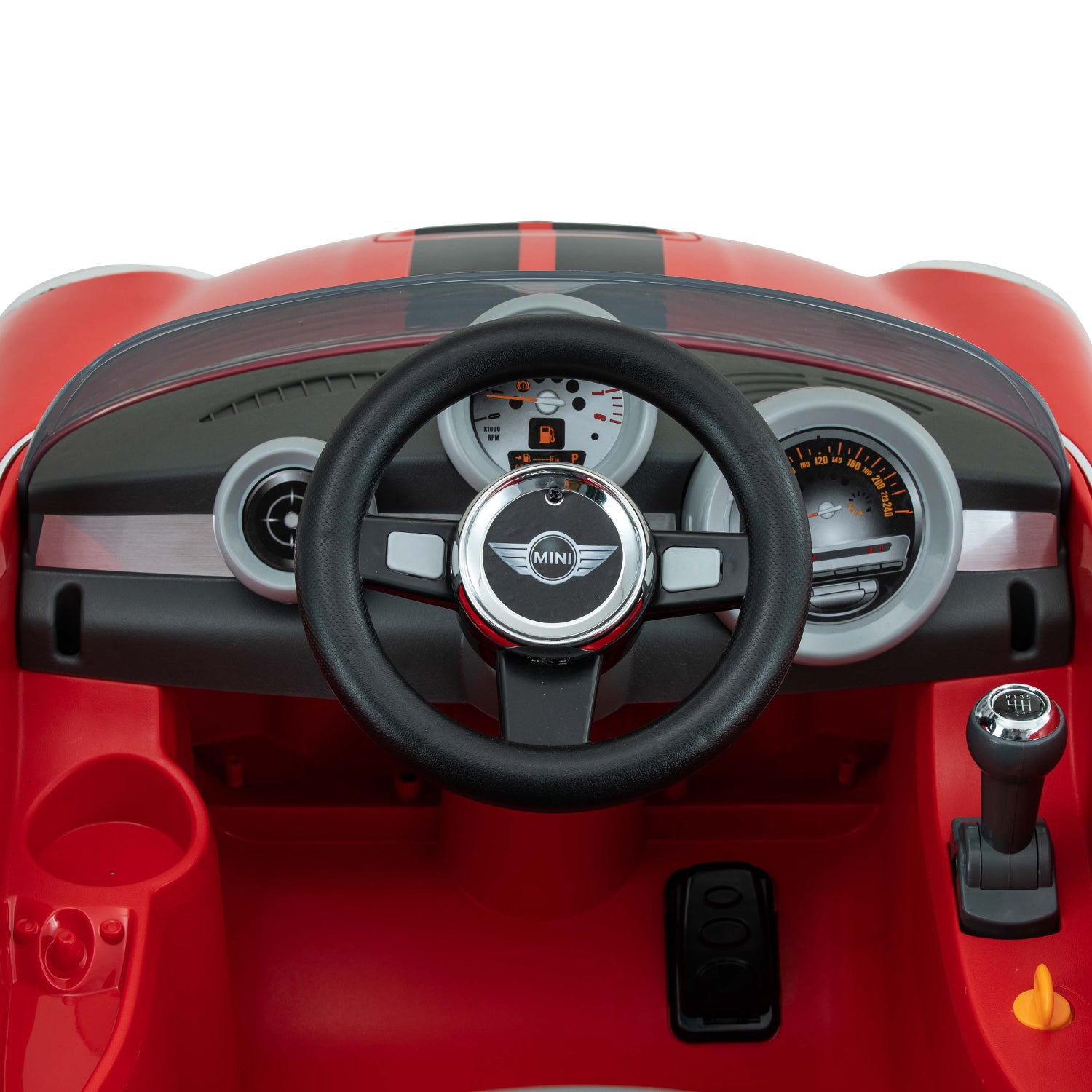 Mini Cooper S Roadster 6 Volt Car with Remote Control – Red