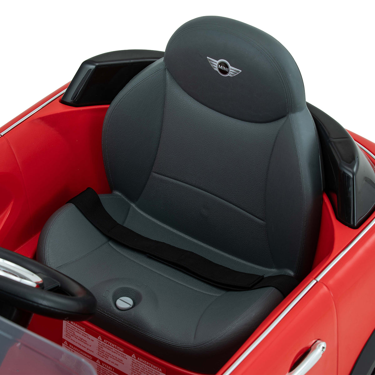 Mini Cooper S Roadster 6 Volt Car with Remote Control – Red