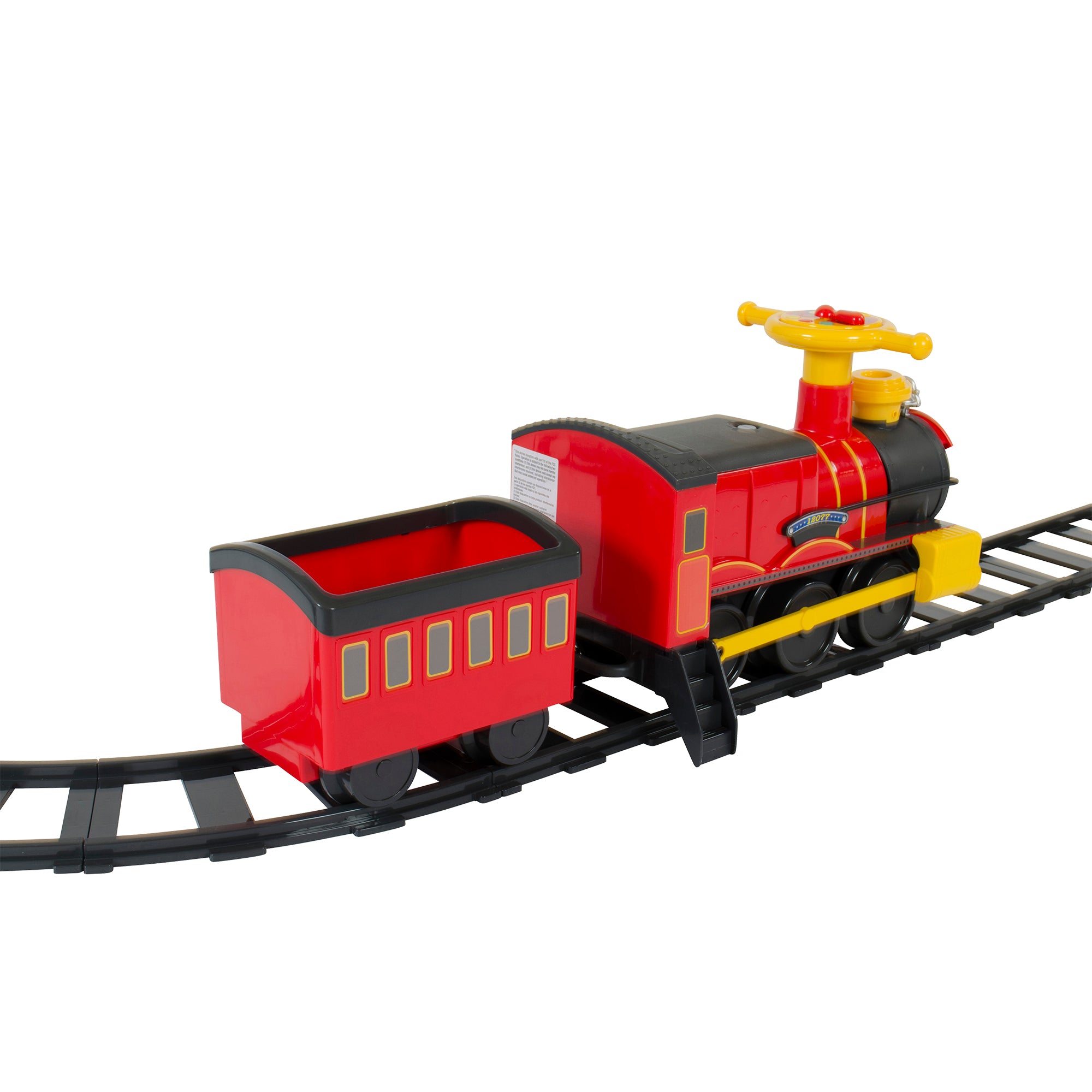Steam Train 6 Volt with 4 Straight & 4x Curved Track Pack