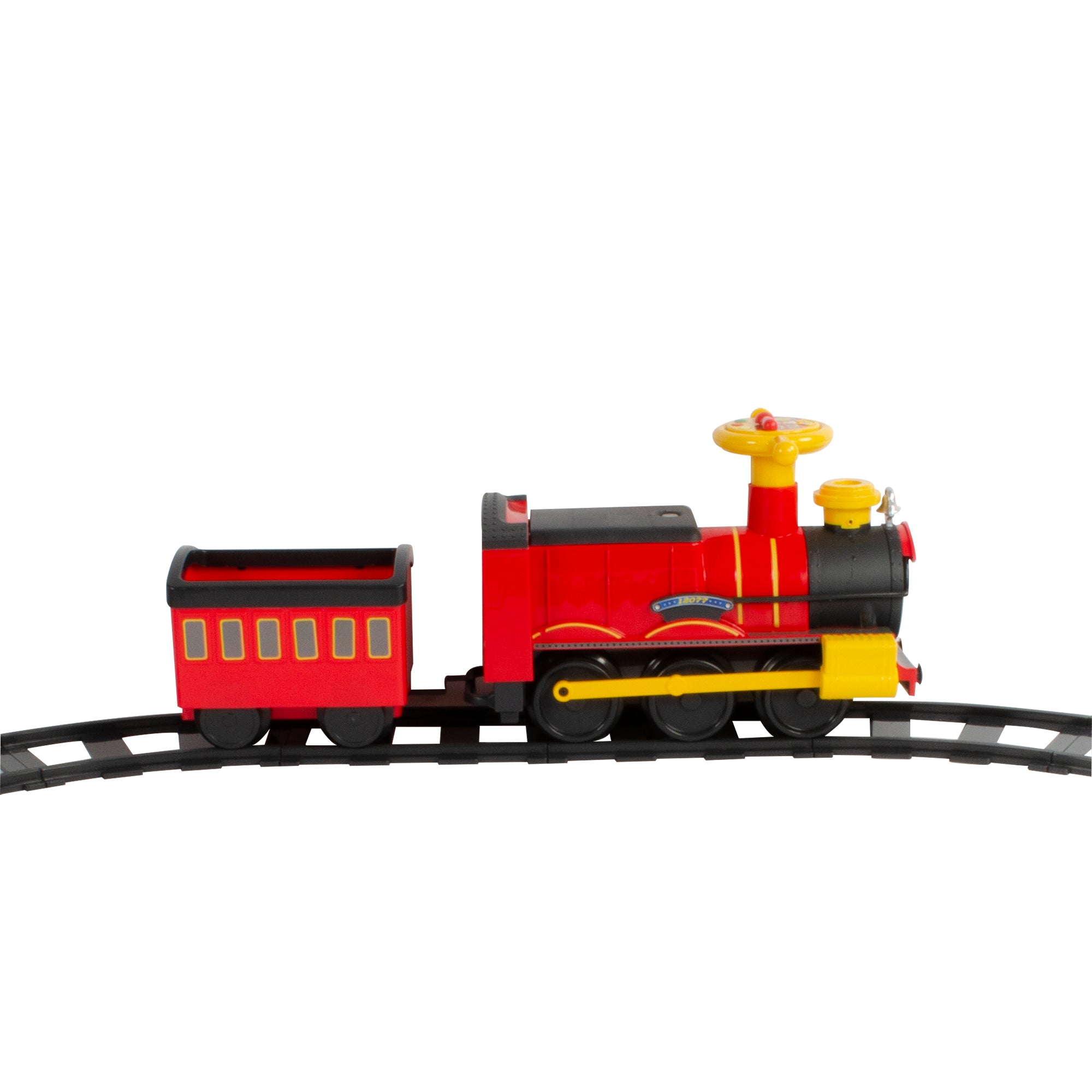Steam Train 6 Volt with 4 Straight & 4x Curved Track Pack
