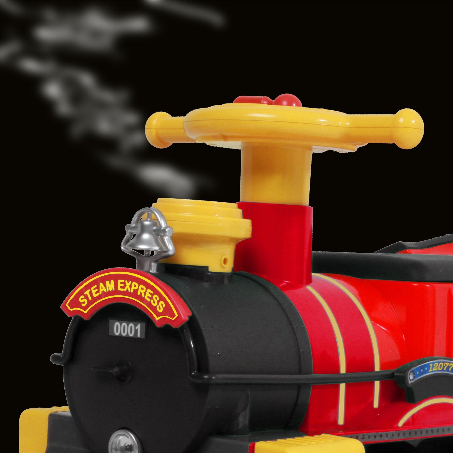 Steam Train 6 Volt with 4 Straight & 4x Curved Track Pack