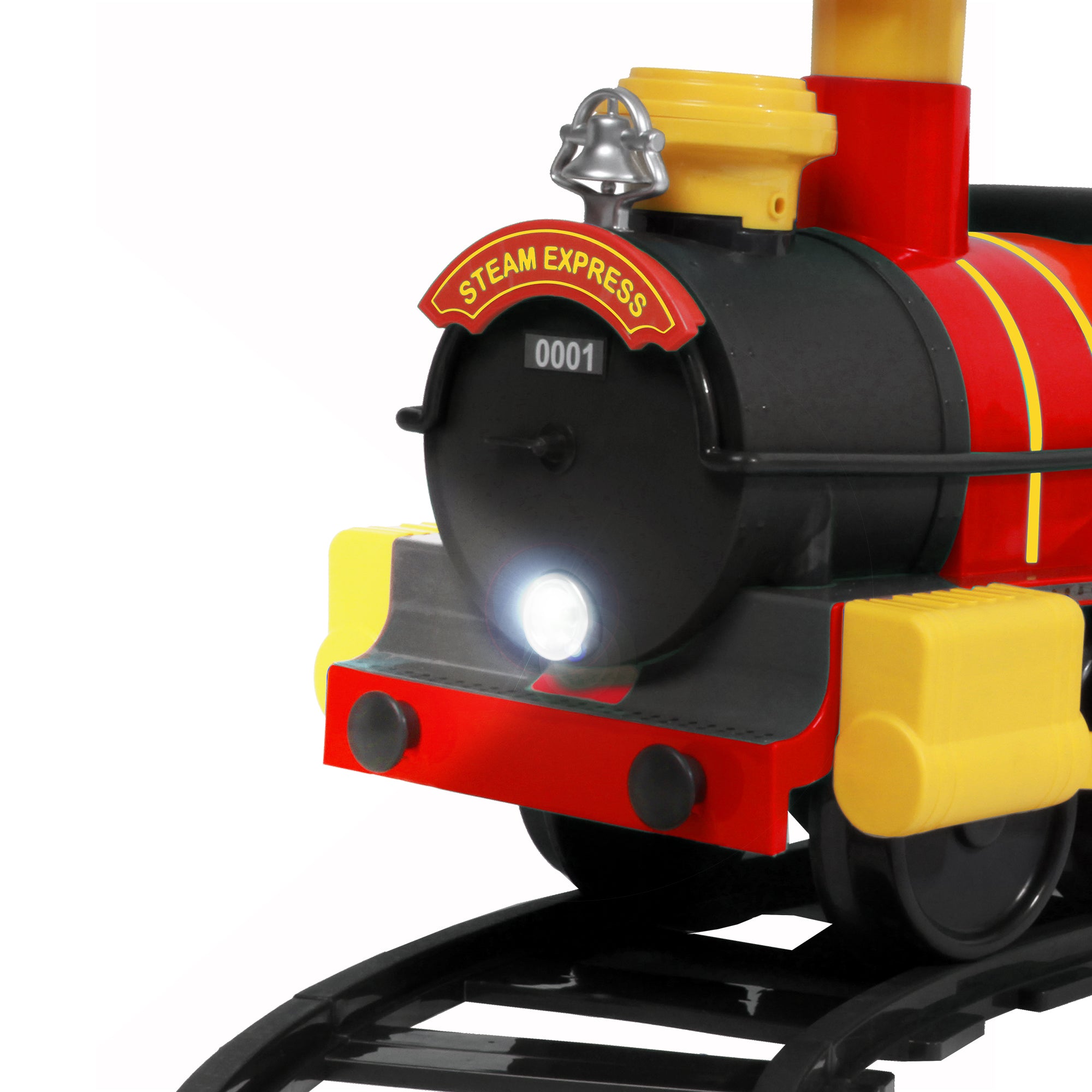 Steam Train 6 Volt with 4 Straight & 4x Curved Track Pack