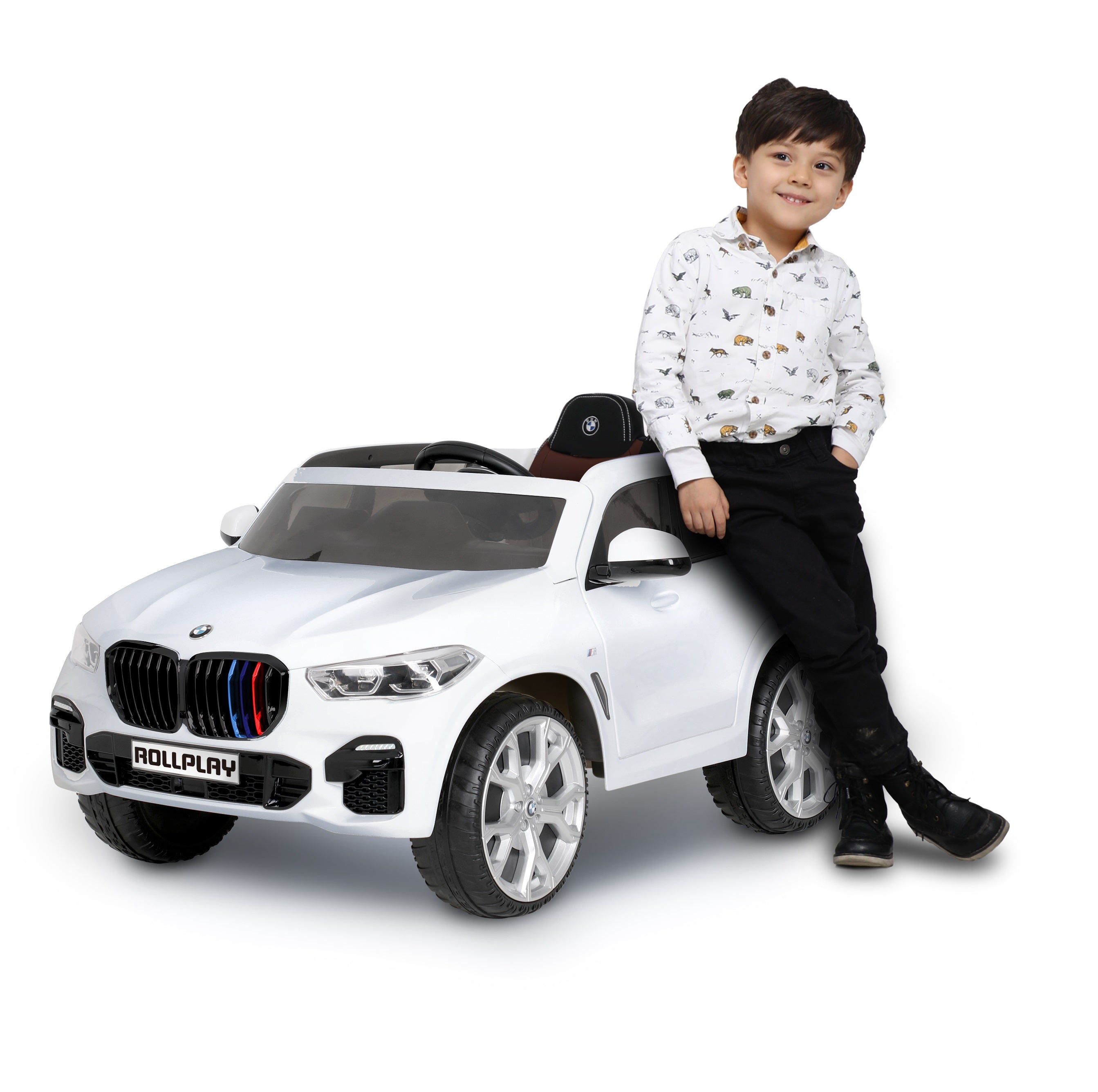 BMW X5M 12 Volt Premium Car with Remote Control – White