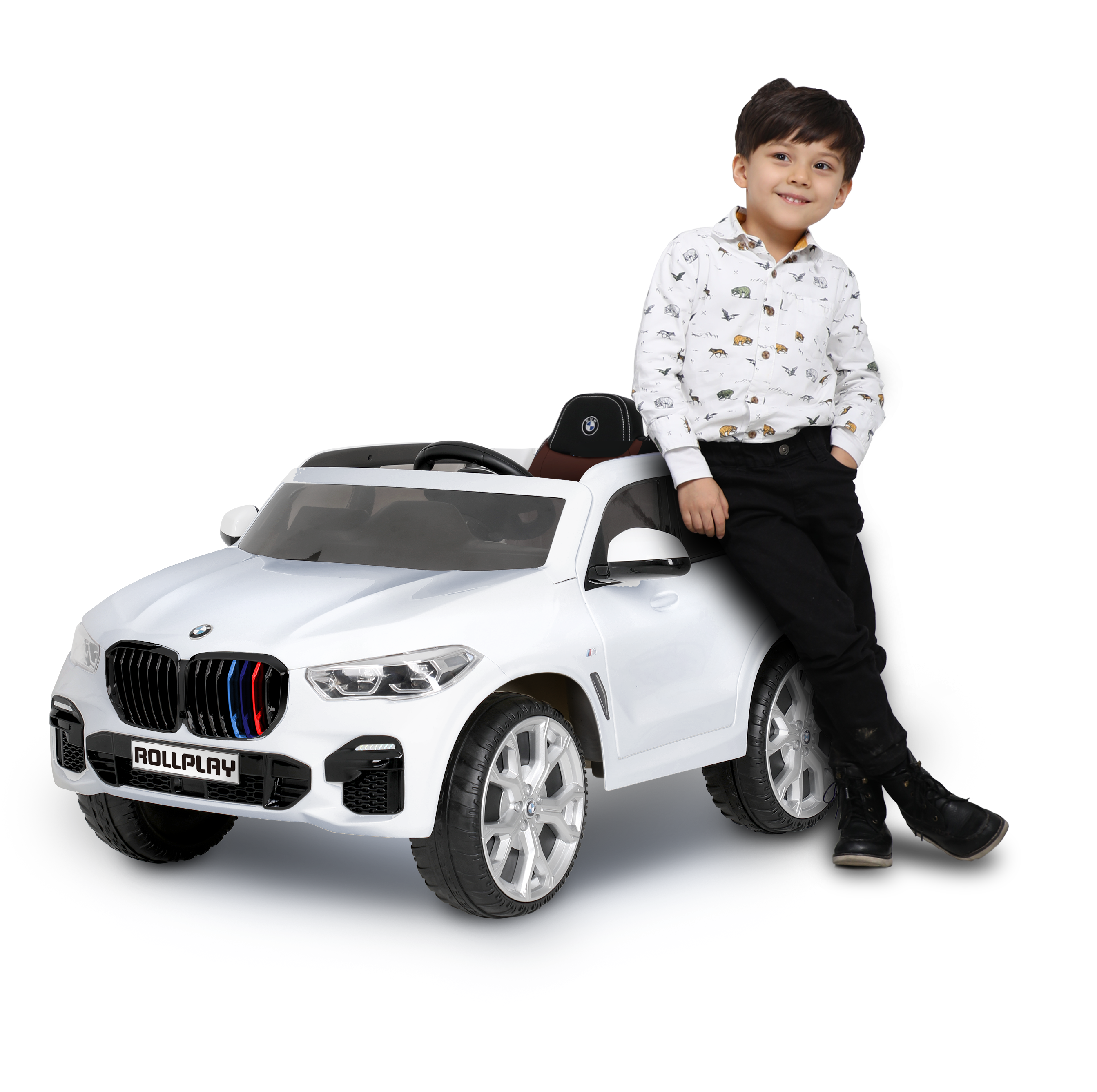 BMW X5M 12 Volt Premium Car with Remote Control – White
