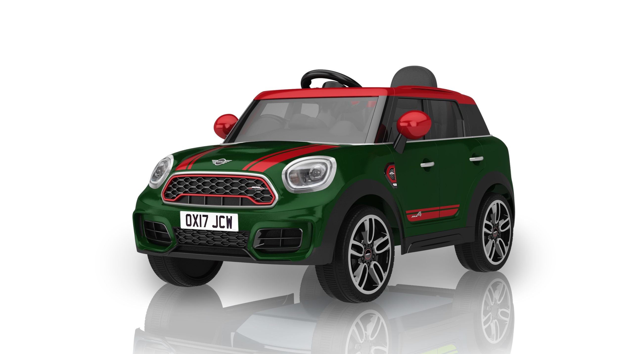 Mini Countryman 12 Volt Premium Car with Remote Control – Green