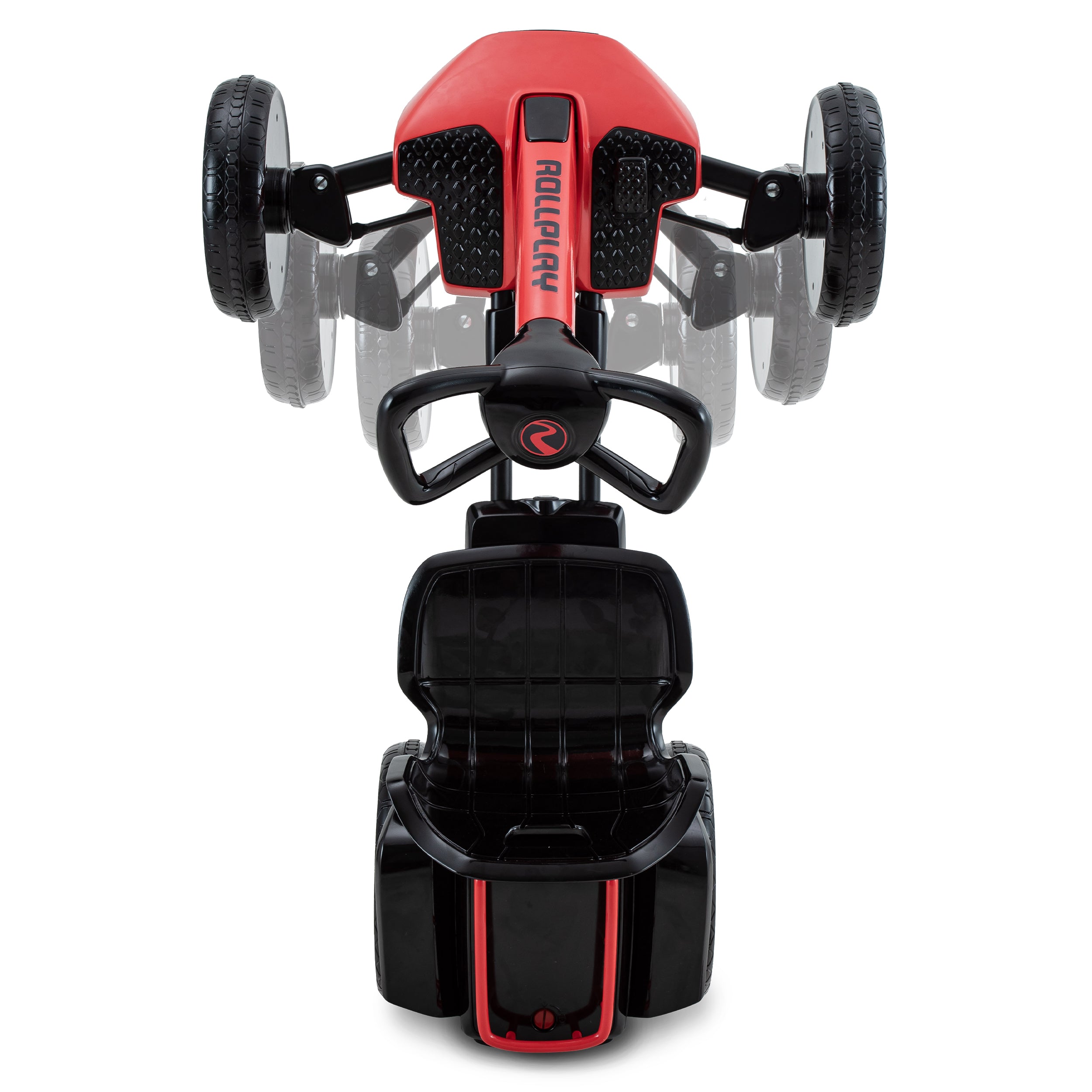 Flex Kart XL 12V Foldable Electric Go-Kart for Kids – Red & Black