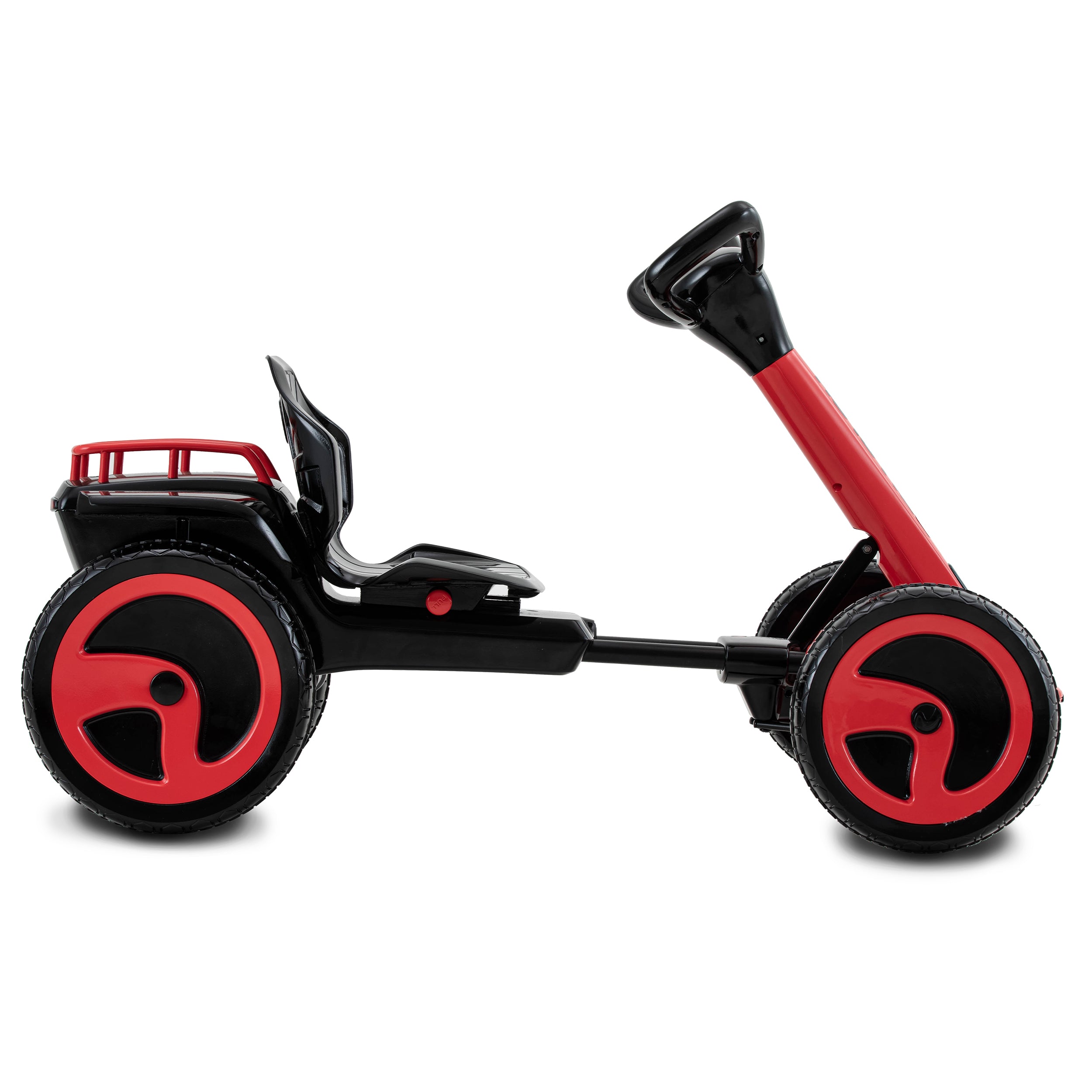 Flex Kart XL 12V Foldable Electric Go-Kart for Kids – Red & Black