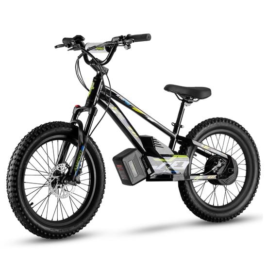 Amped A20 Pro 800W Electric Balance Bike – Black