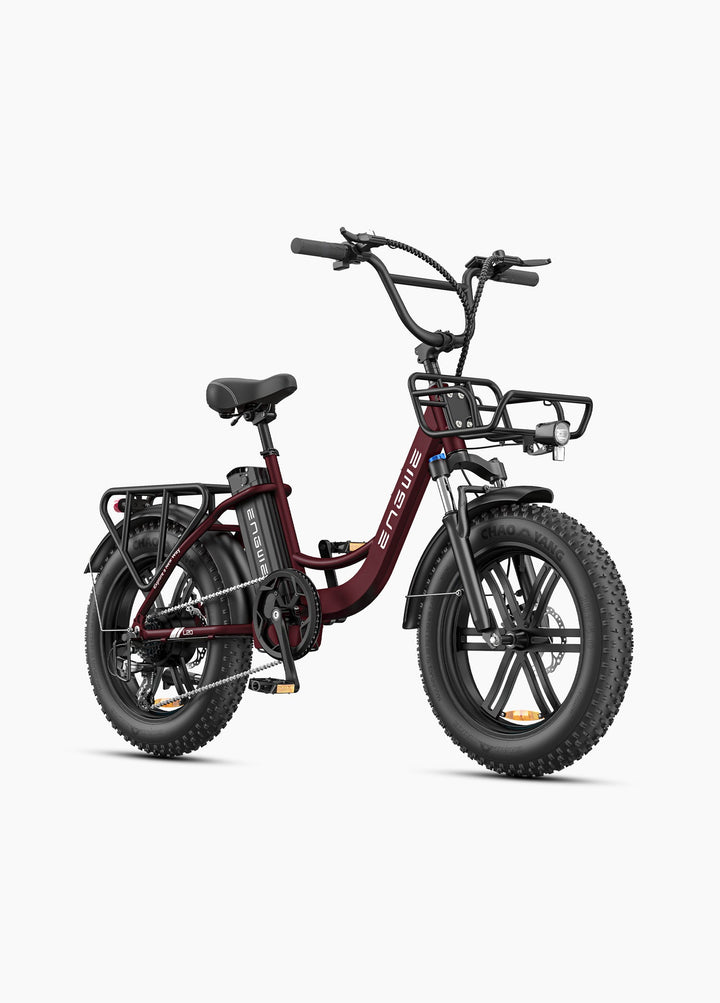 ENGWE L20 BOOST ELECTRIC BIKE – 250W Fat Tire Utility E-Bike