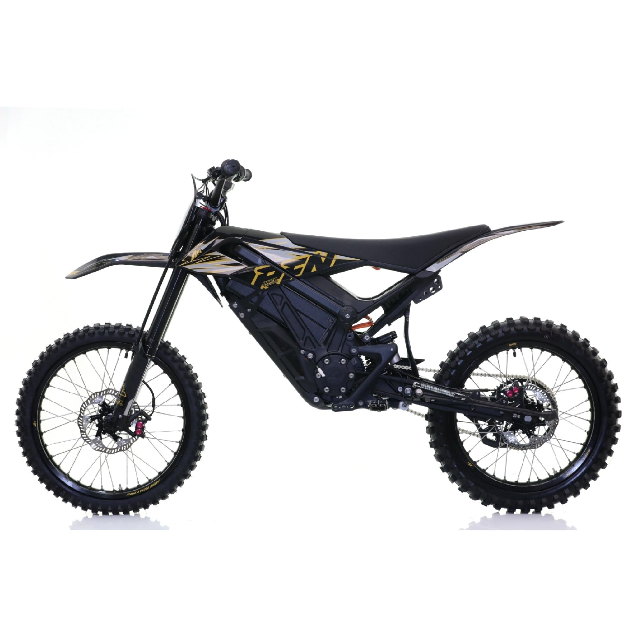 RFN Rally Pro MK4 74V 12.5kW Motorbike | Black-Gold