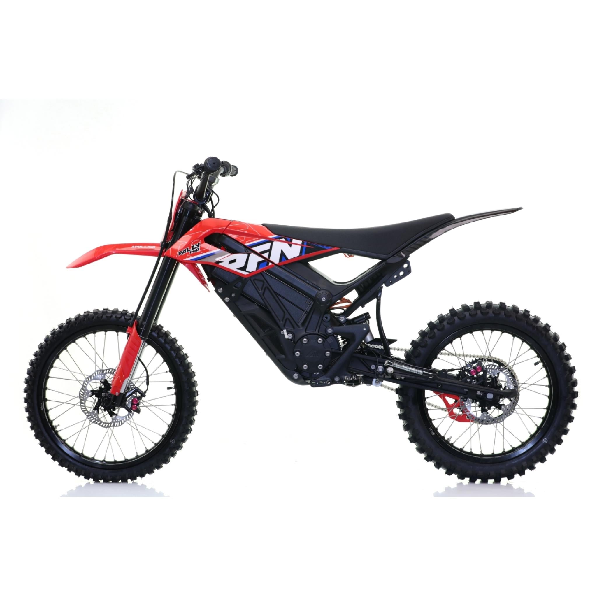 RFN Rally Pro MK4 74V 12.5kW Motorbike | Black-Red