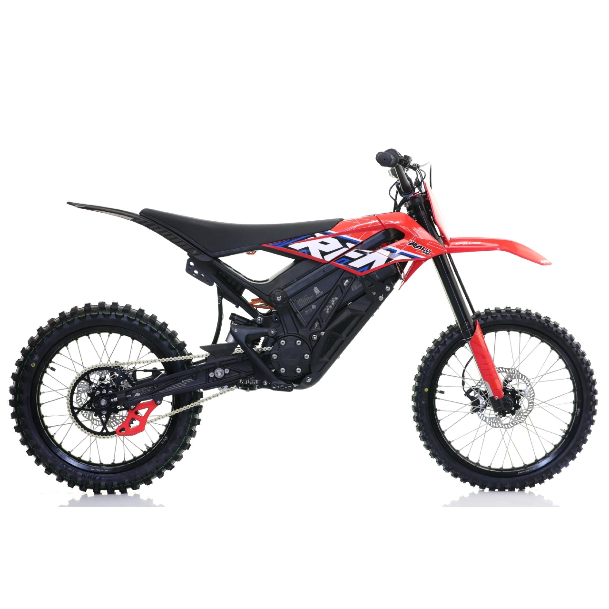 RFN Rally Pro MK4 74V 12.5kW Motorbike | Black-Red