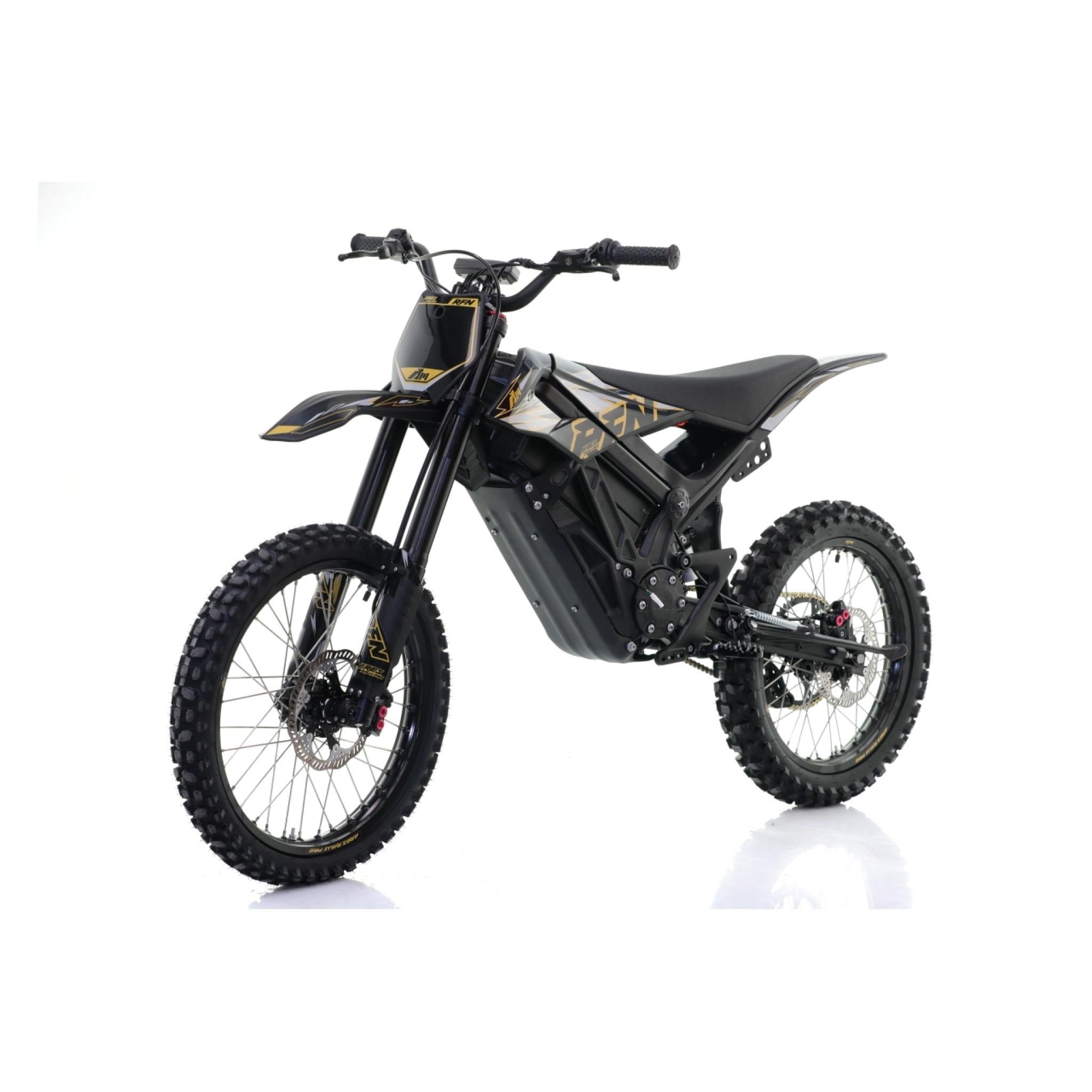 RFN Rally Pro MK4 74V 12.5kW Motorbike | Black-Gold