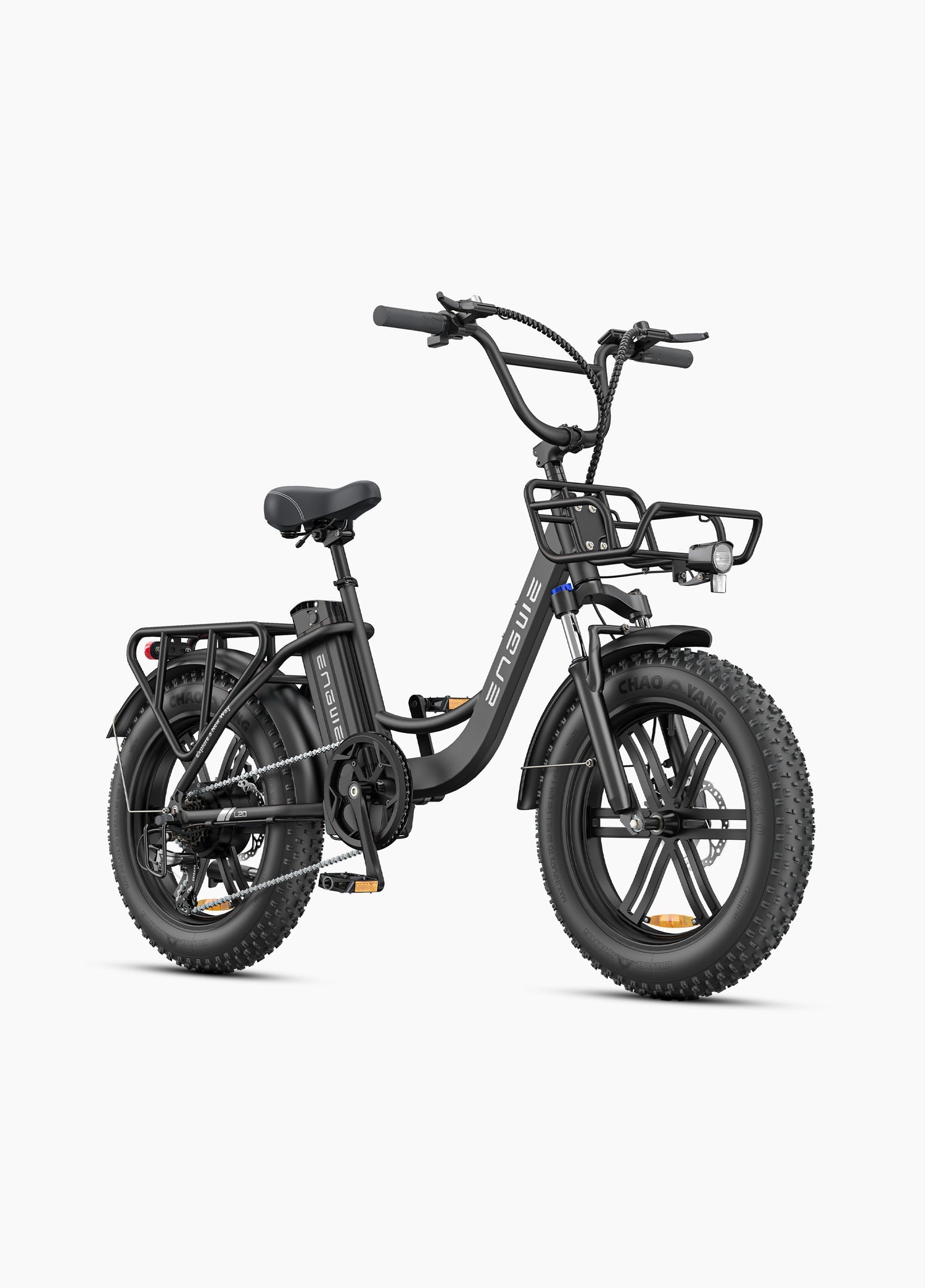 ENGWE L20 BOOST ELECTRIC BIKE – 250W Fat Tire Utility E-Bike