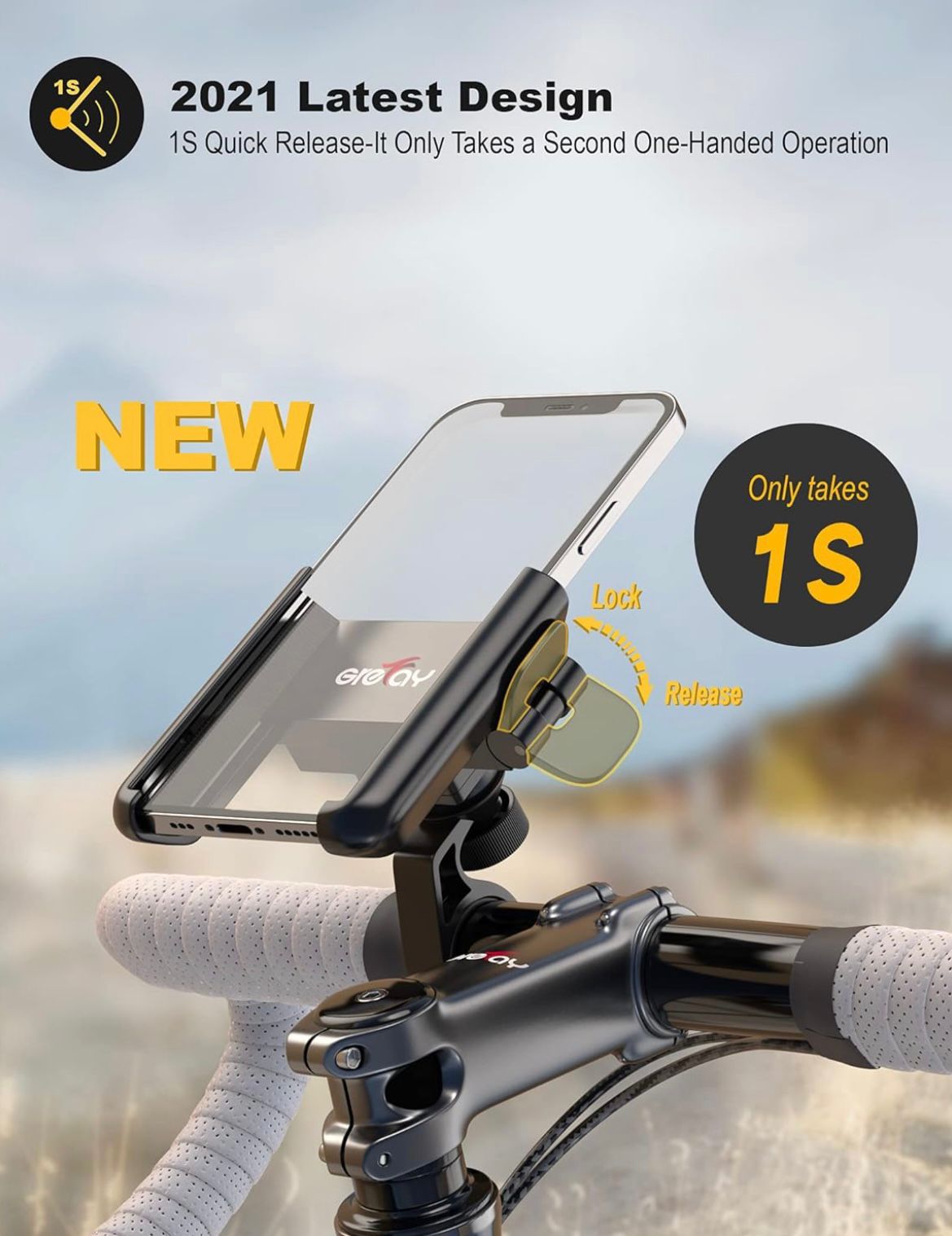 Yalixuan Multi-Size Bike Phone Holder