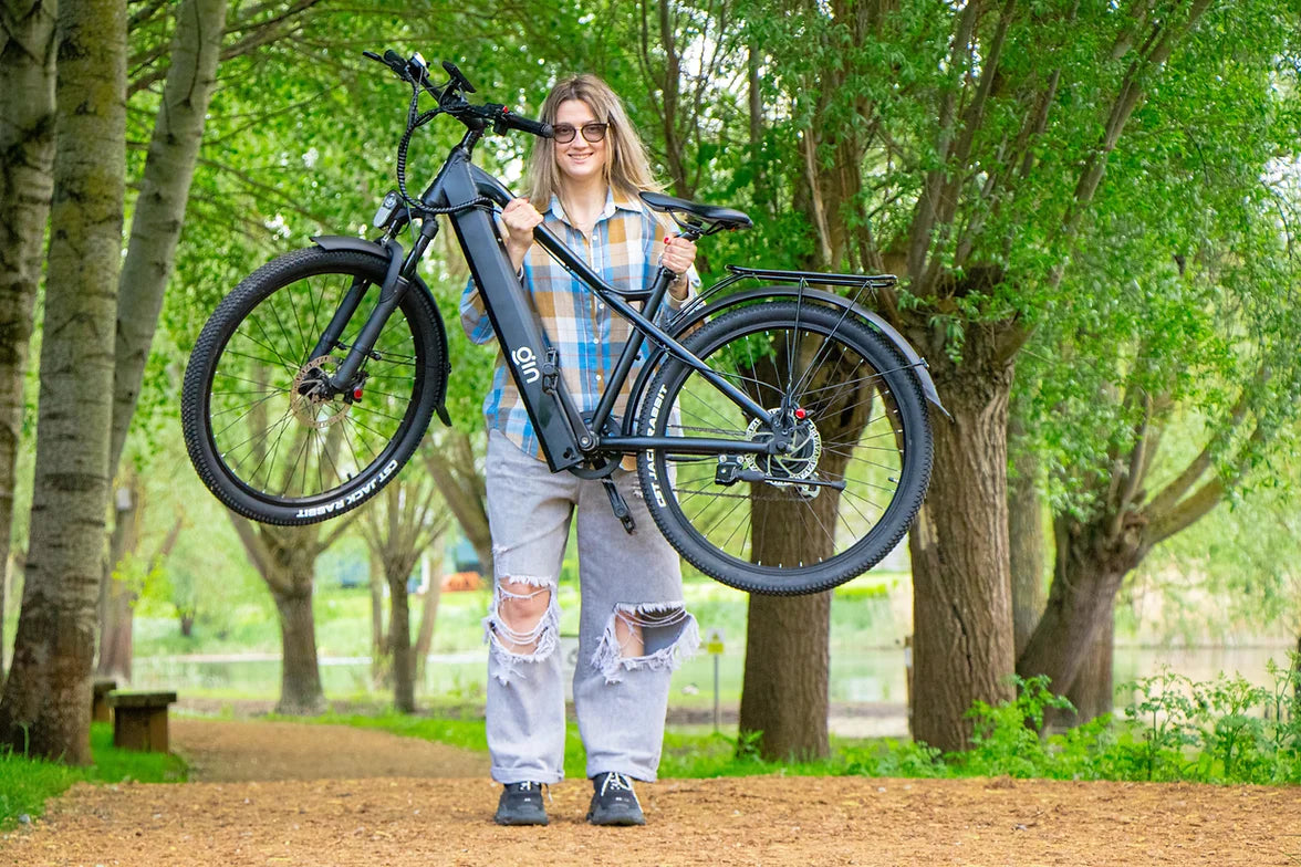 GIN X Step Through Hybrid E-Bike | Green Friday Electric Bike Deals UK