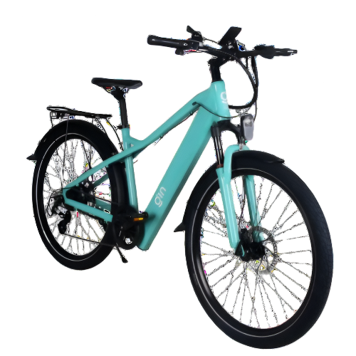 GIN X Turquoise 250W Hybrid E Bike Green Friday Electric Bike Deals UK