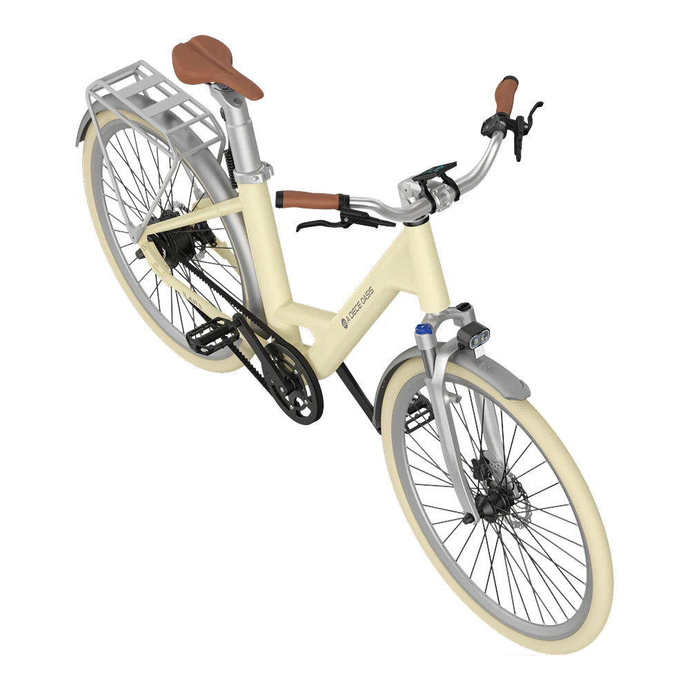 e bike damen beige ADO Air 28 All-Rounder Urban Electric Bike – Beige – Wheelie World