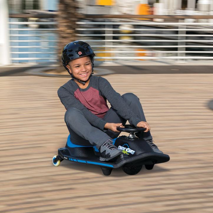 Crazy Cart Shift 12V Electric Go-Kart – Blue/Black