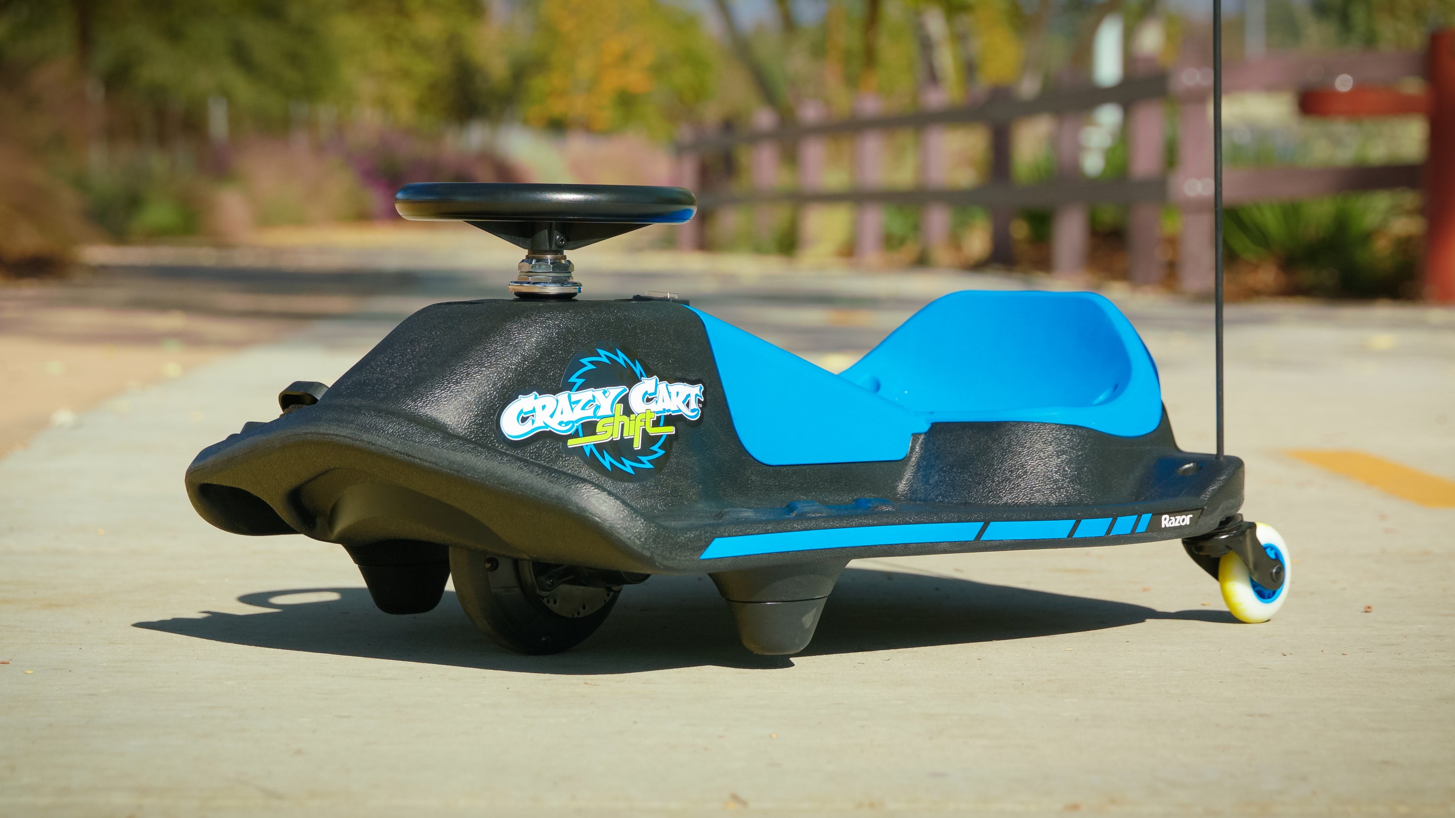 Crazy Cart Shift 12V Electric Go-Kart – Blue/Black