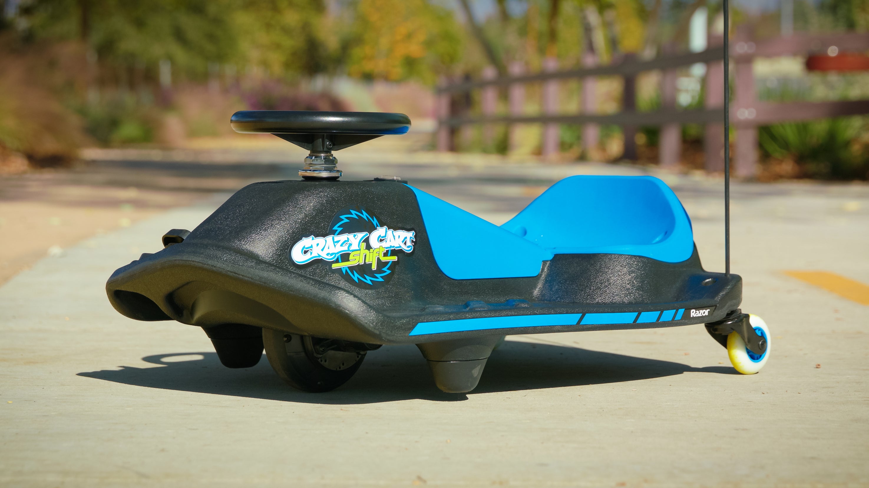 Crazy Cart Shift 12V Electric Go-Kart – Blue/Black