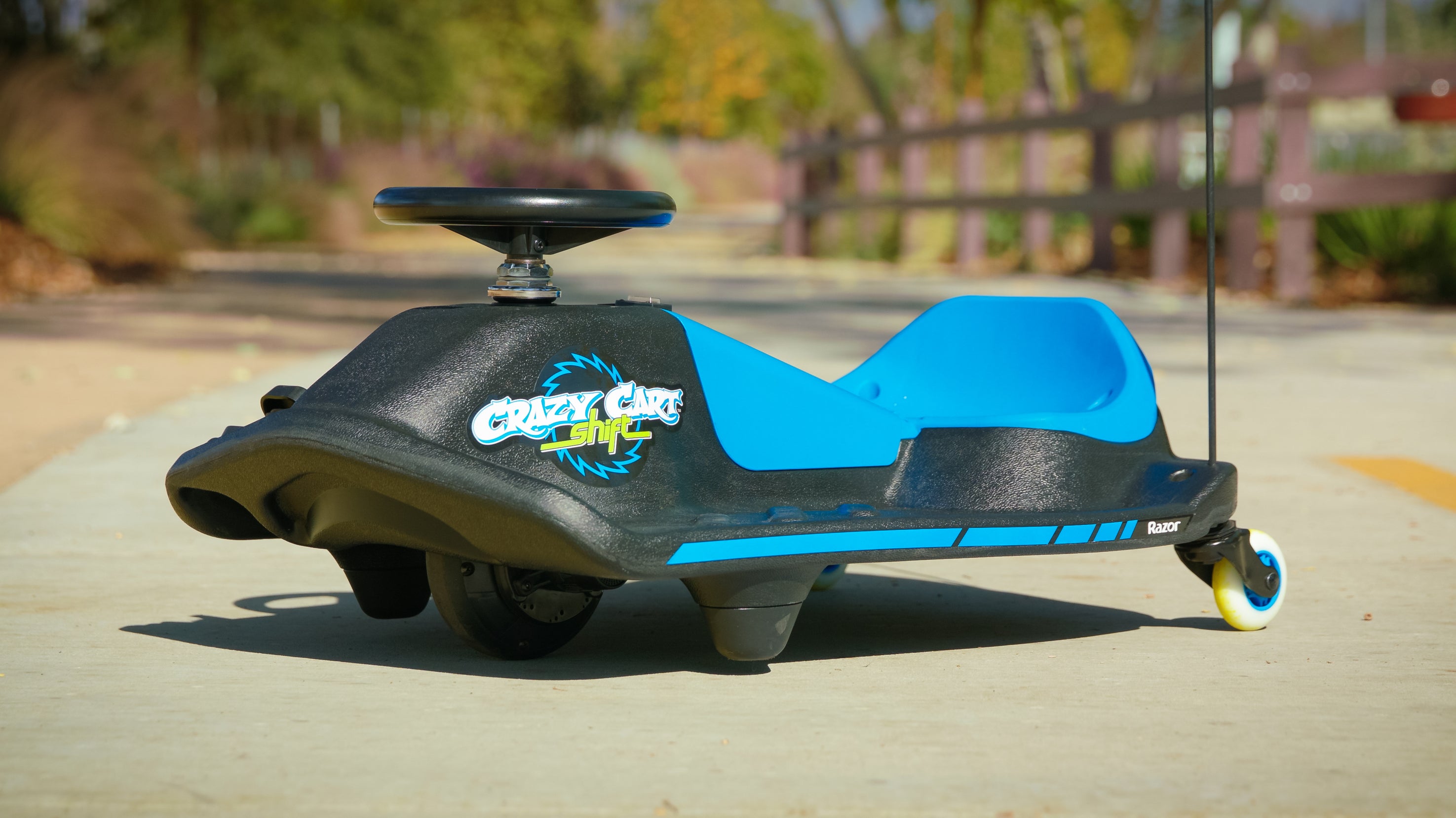 Crazy Cart Shift 12V Electric Go-Kart – Blue/Black