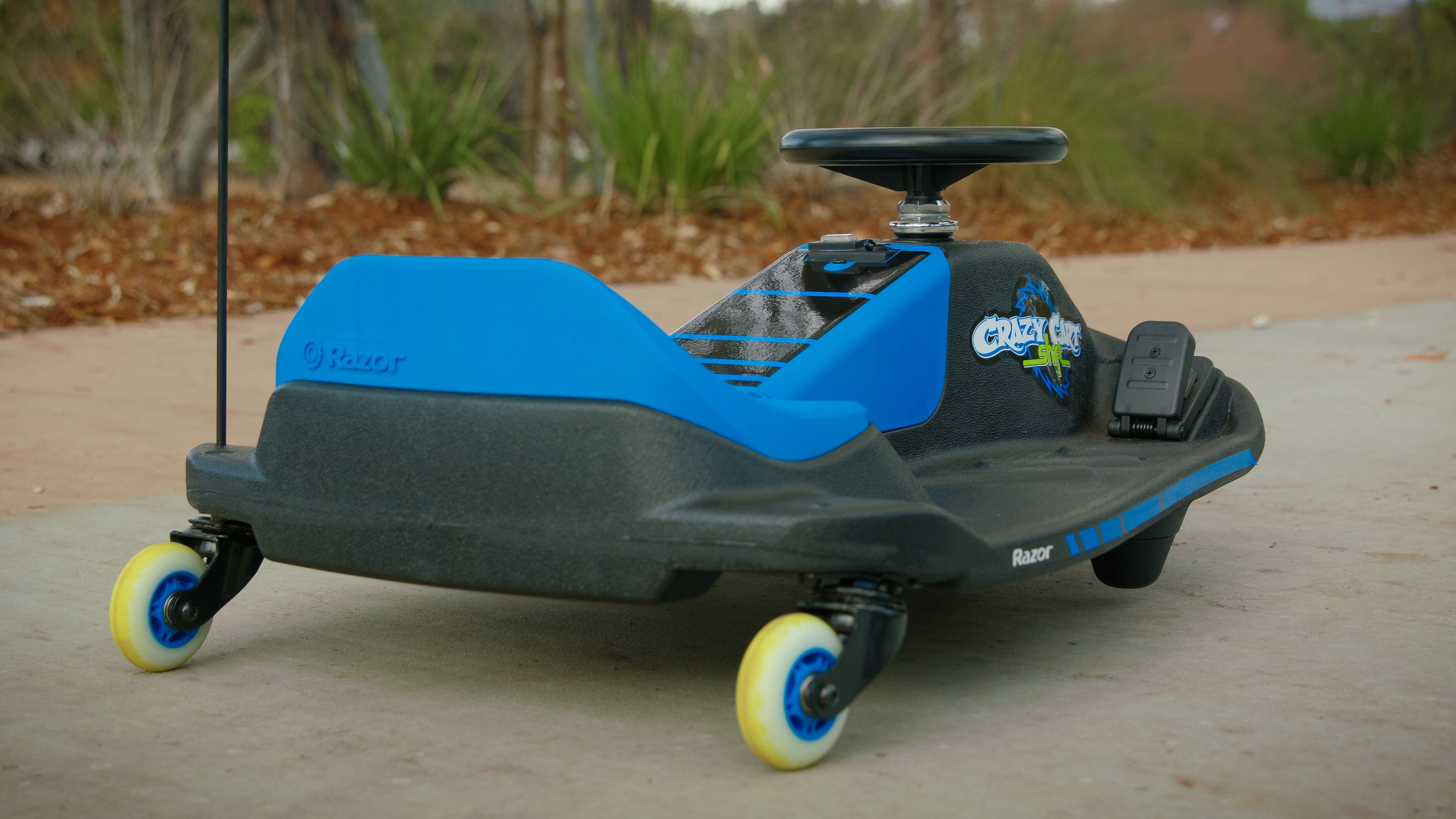 Crazy Cart Shift 12V Electric Go-Kart – Blue/Black