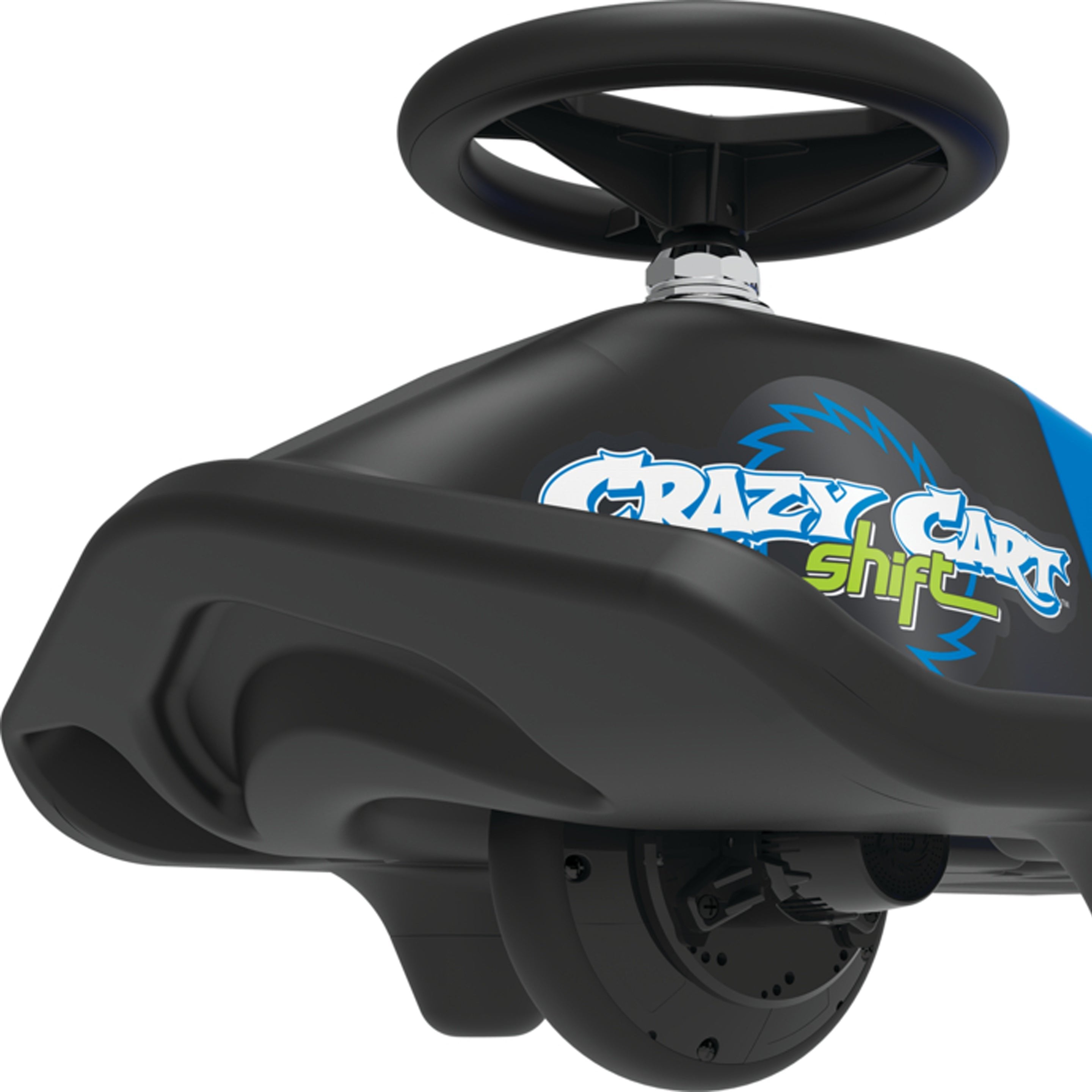 Crazy Cart Shift 12V Electric Go-Kart – Blue/Black