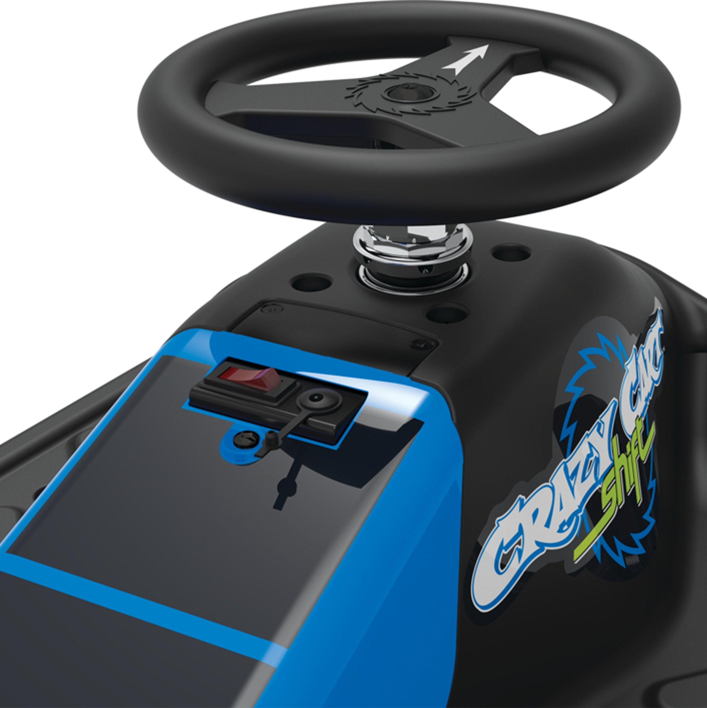 Crazy Cart Shift 12V Electric Go-Kart – Blue/Black