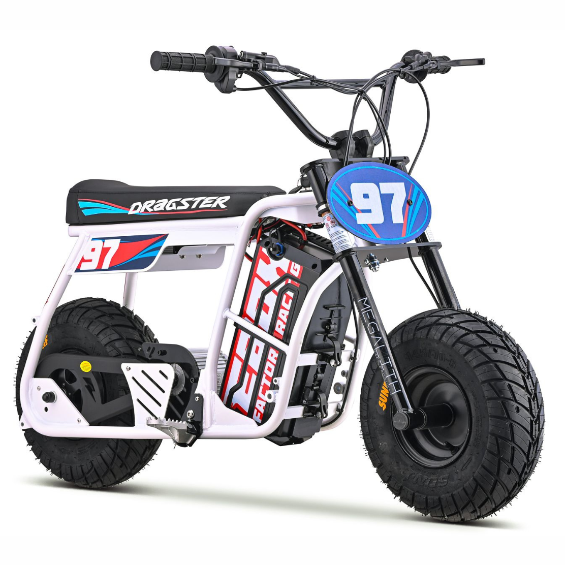 Dragster Electric Bike - White SM