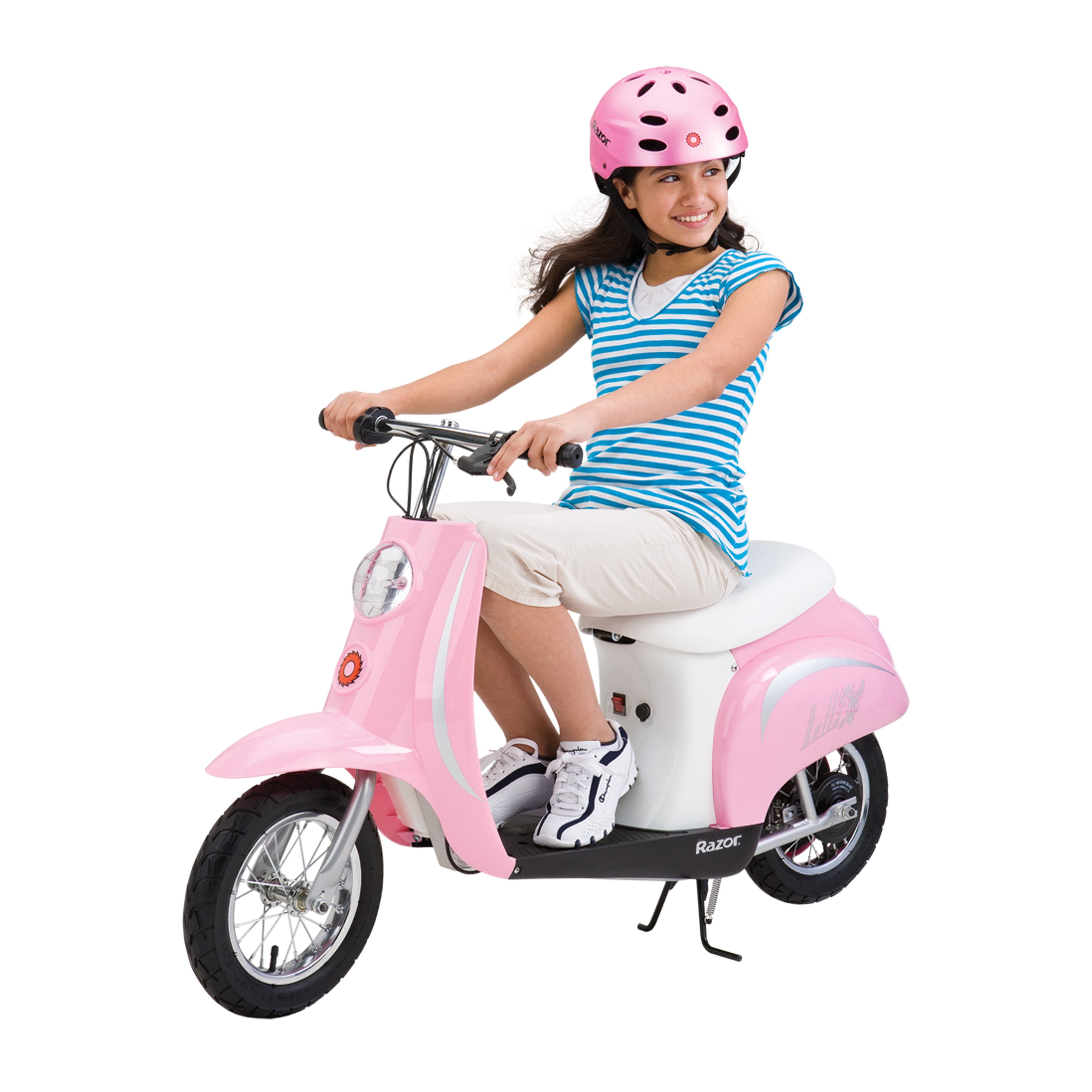 Pocket Mod Bella 24V Electric Scooter Bike– Pink