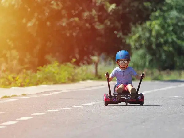 Blue Galaxy 6.5″ Hoverboard and Hoverkart Bundle DEAL with LED Lights and Bluetooth Speaker
