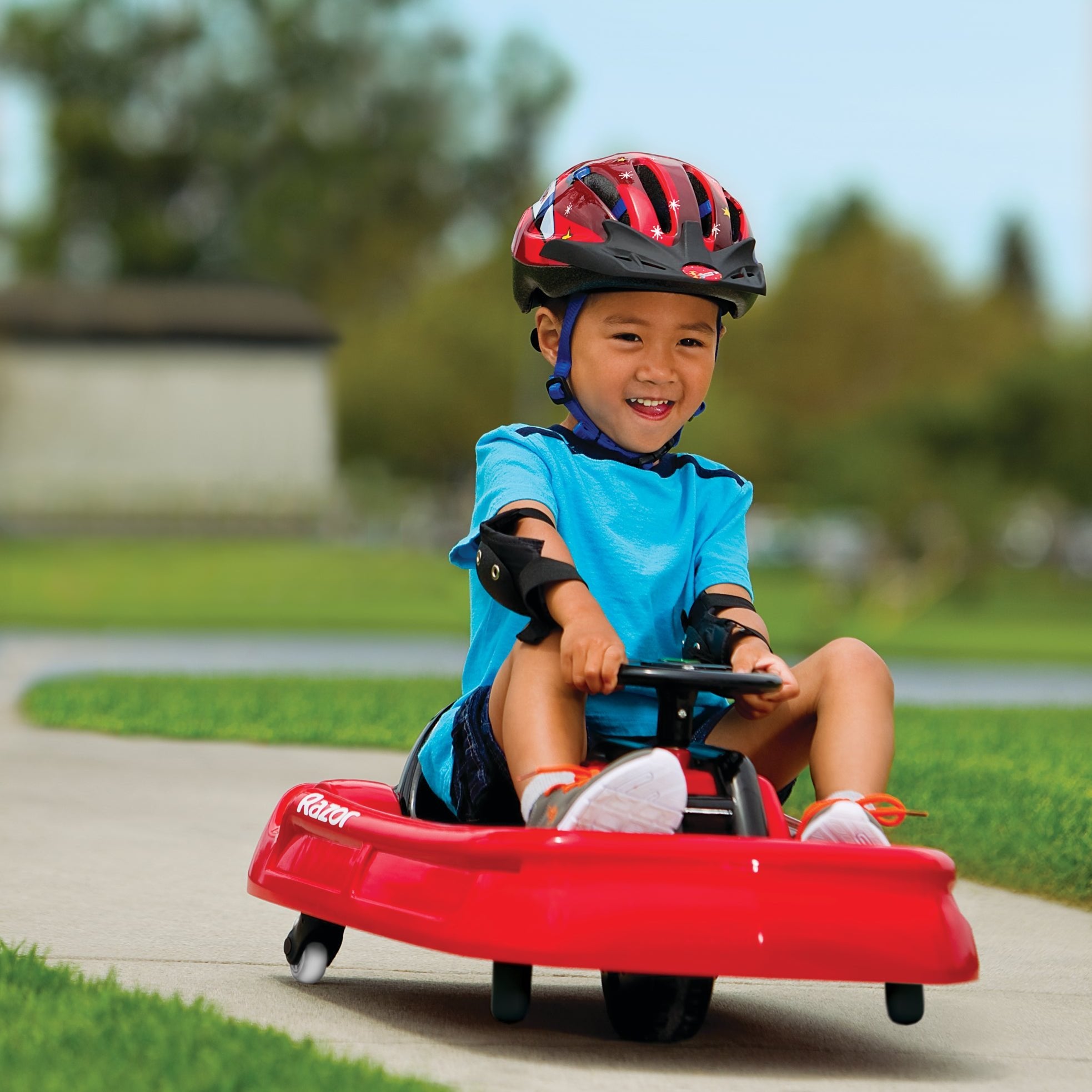 Lil' Crazy Cart 6V Electric Ride-On for Kid - Red – Wheelie World