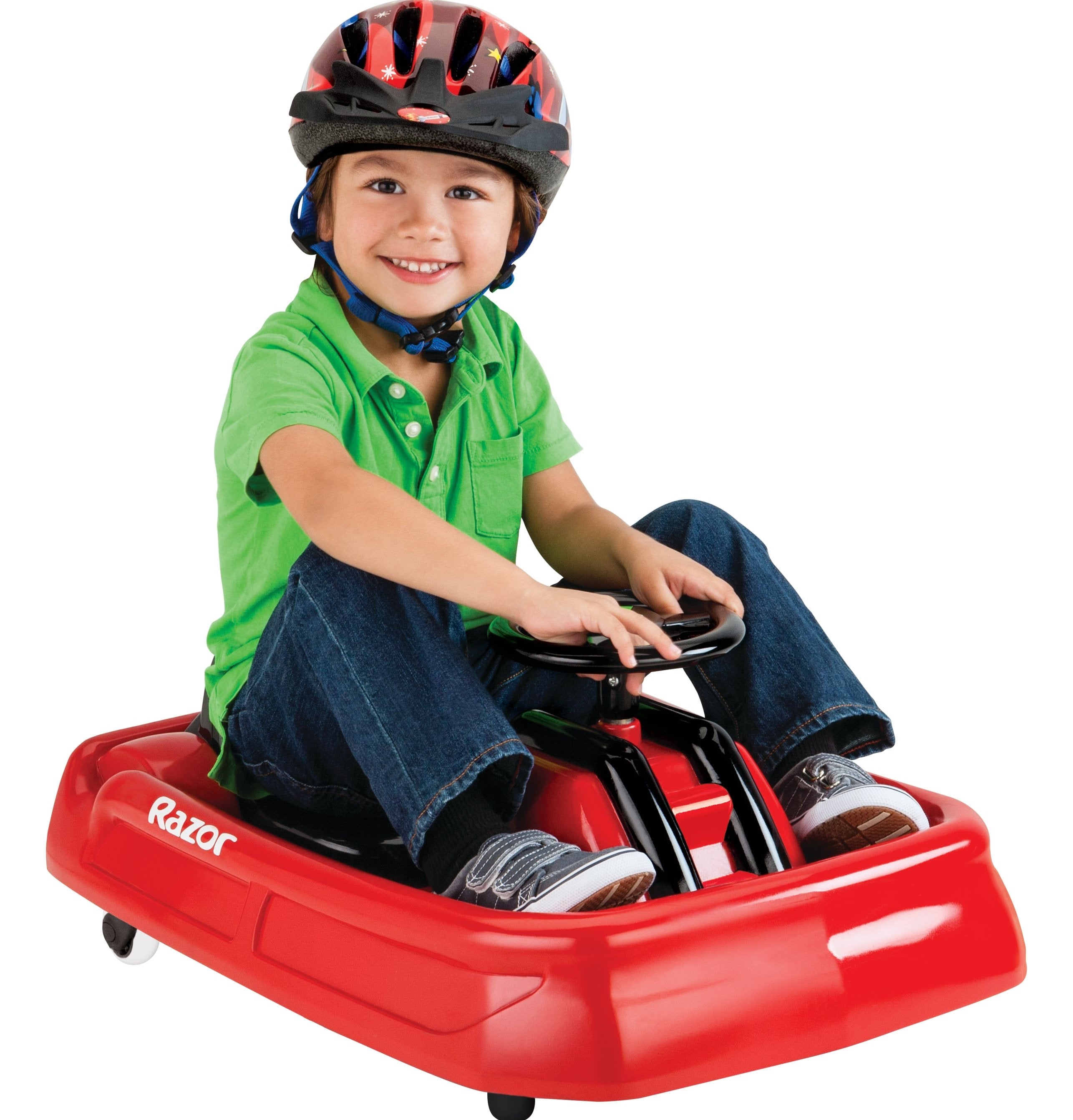 Lil' Crazy Cart 6V Electric Ride-On for Kid - Red