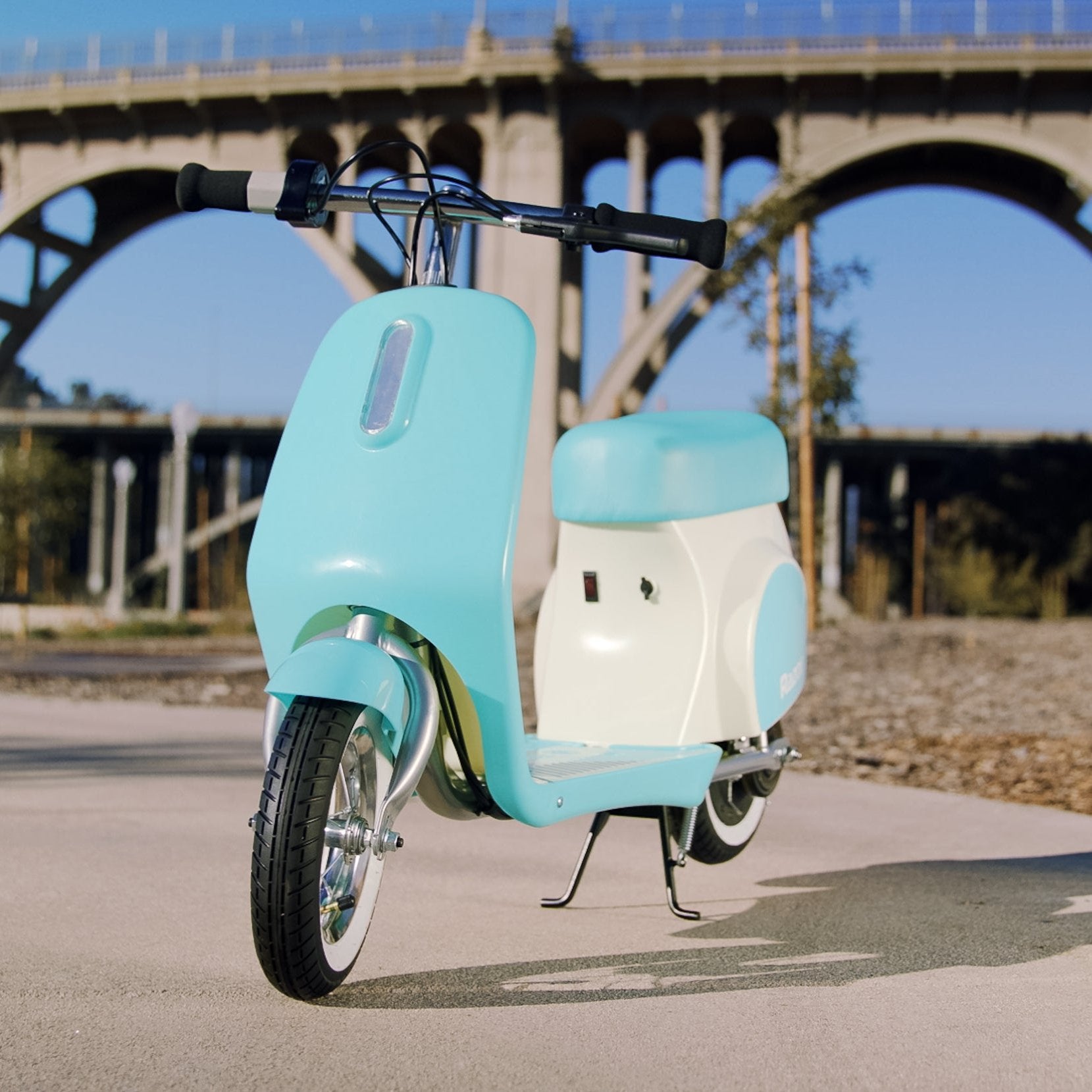 Pocket Mod Petite 12V Electric Scooter Bike– Blue