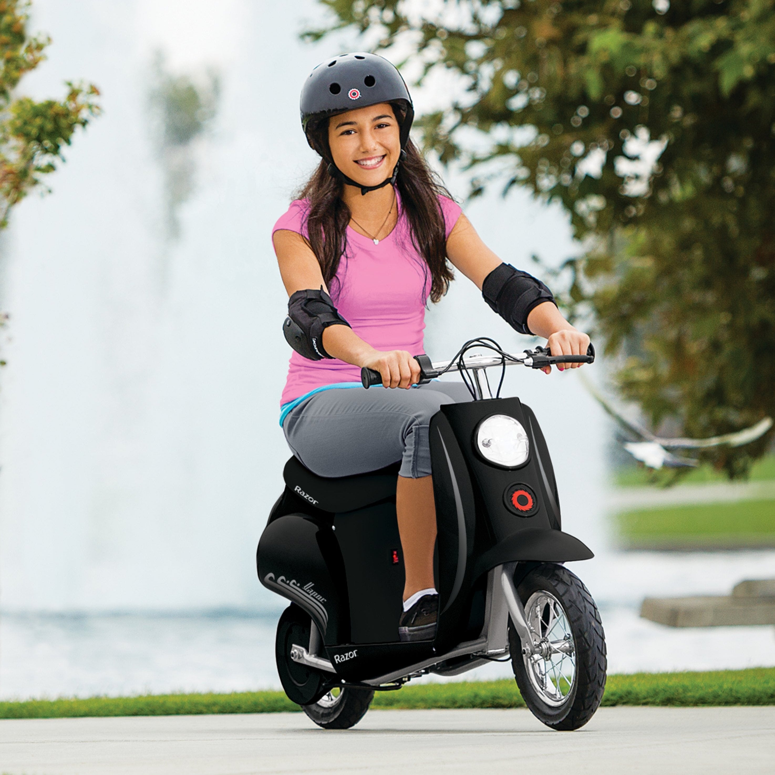 Pocket Mod Vapor 24V Electric Scooter Bike– Black
