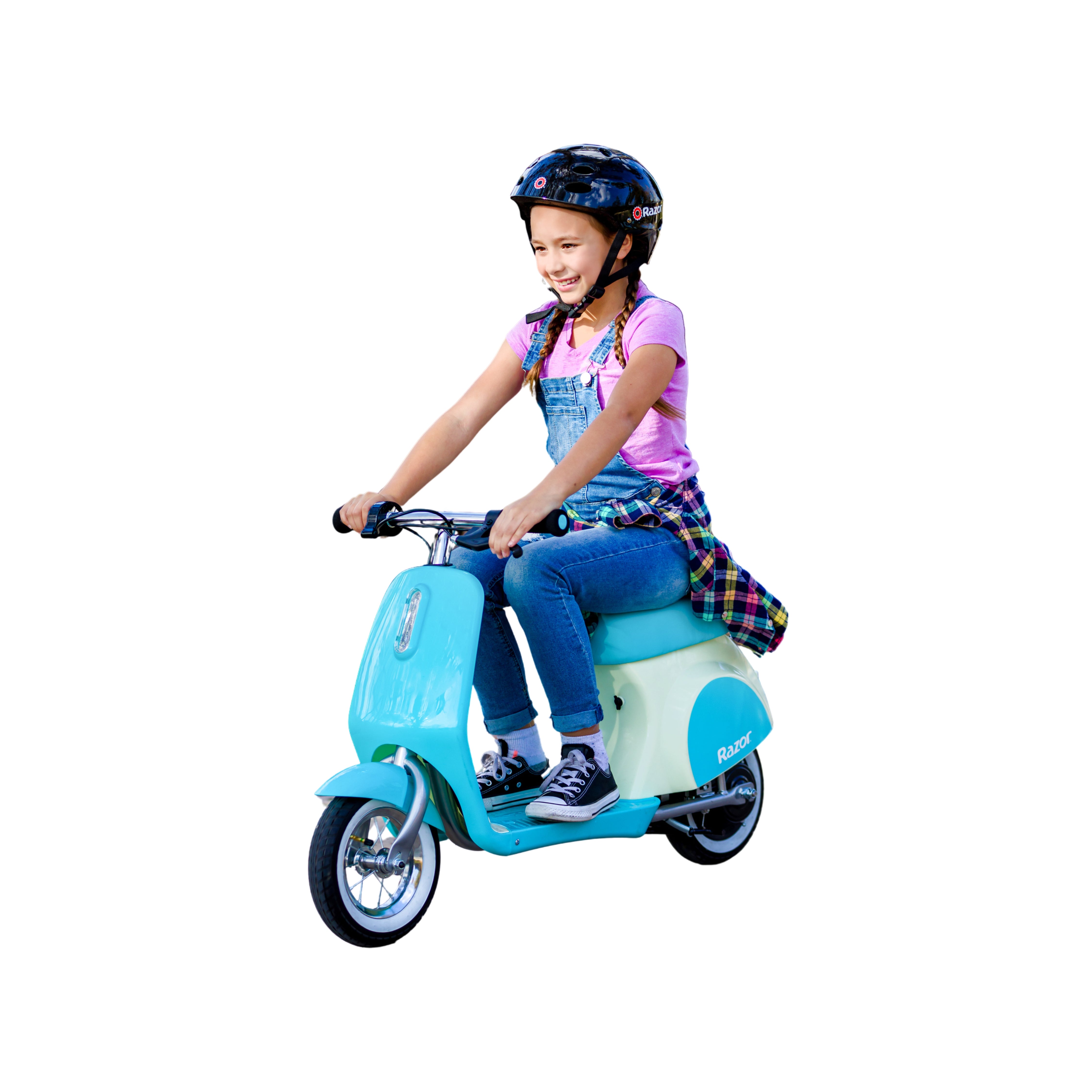 Pocket Mod Petite 12V Electric Scooter Bike– Blue