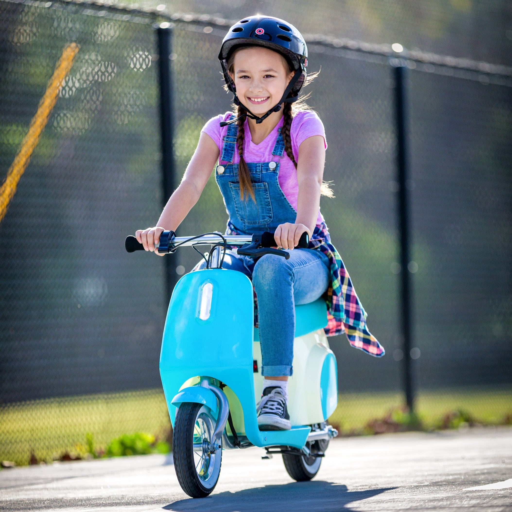 Pocket Mod Petite 12V Electric Scooter Bike– Blue