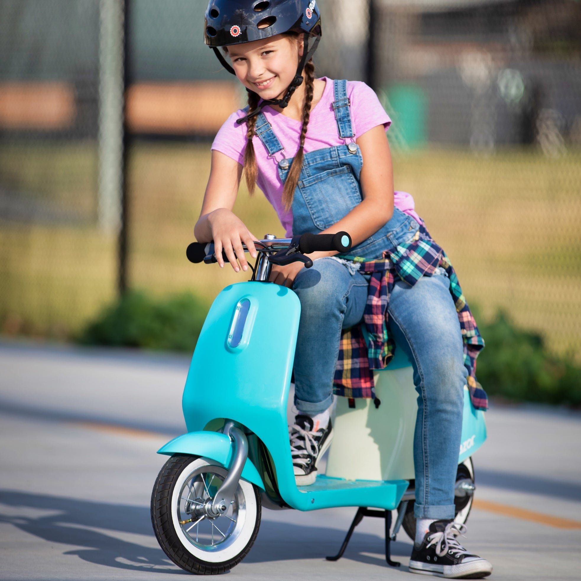 Pocket Mod Petite 12V Electric Scooter Bike– Blue