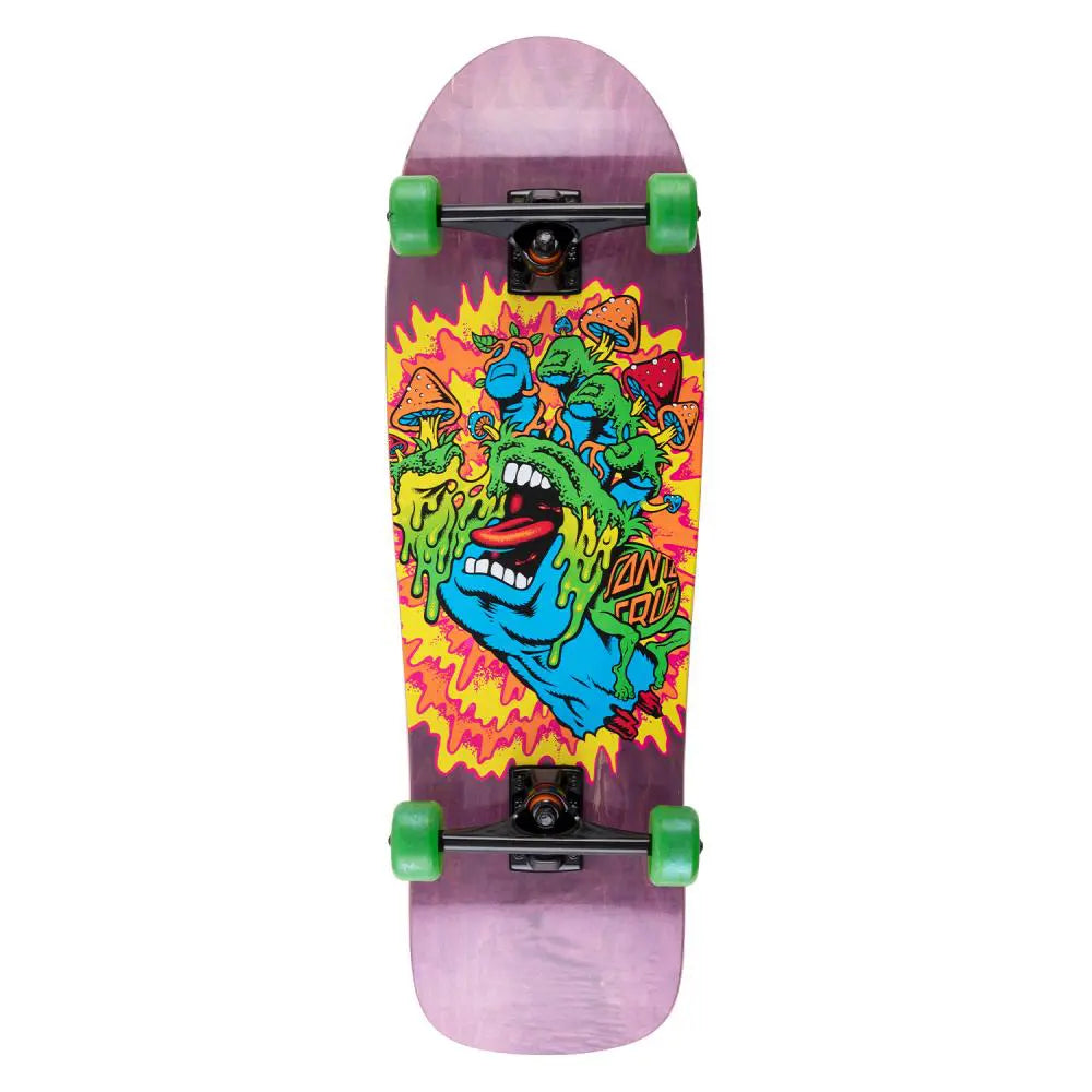 Santa Cruz Skateboards Toxic Hand Cruzer – Late 80s Shaped Maple Deck