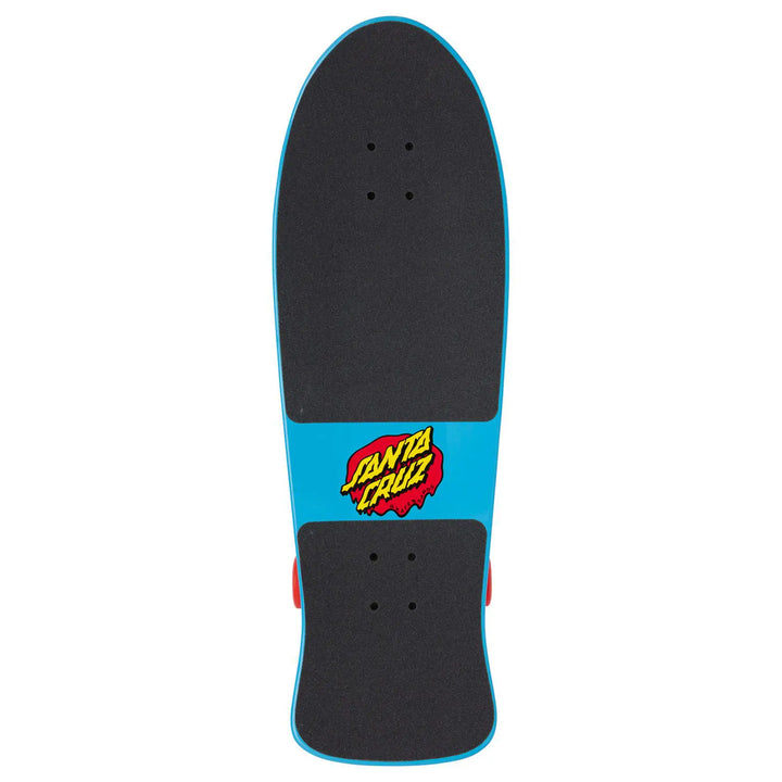 Santa Cruz Stranger Things Meek Slasher Shaped Cruiser Skateboard